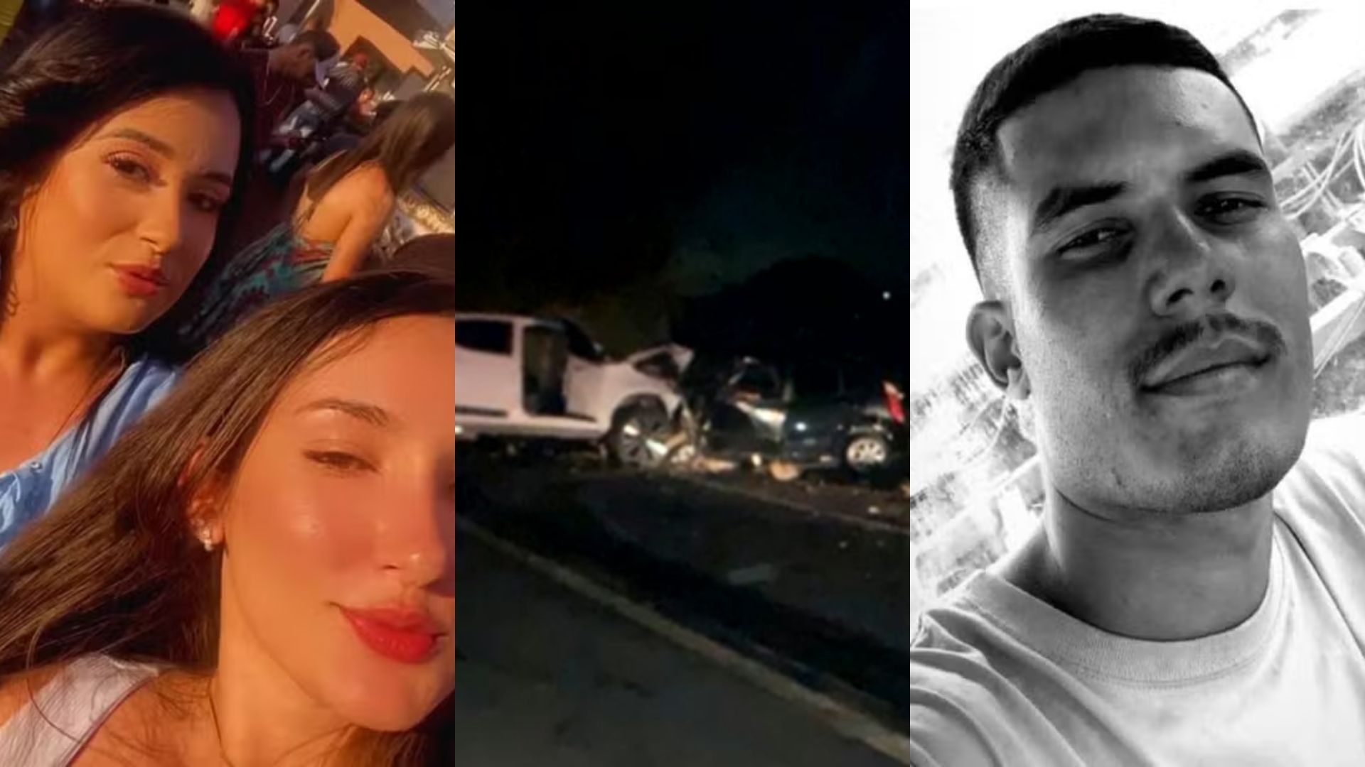 VÍDEO: Três jovens morrem em trágico acidente e momento impactante é registrado