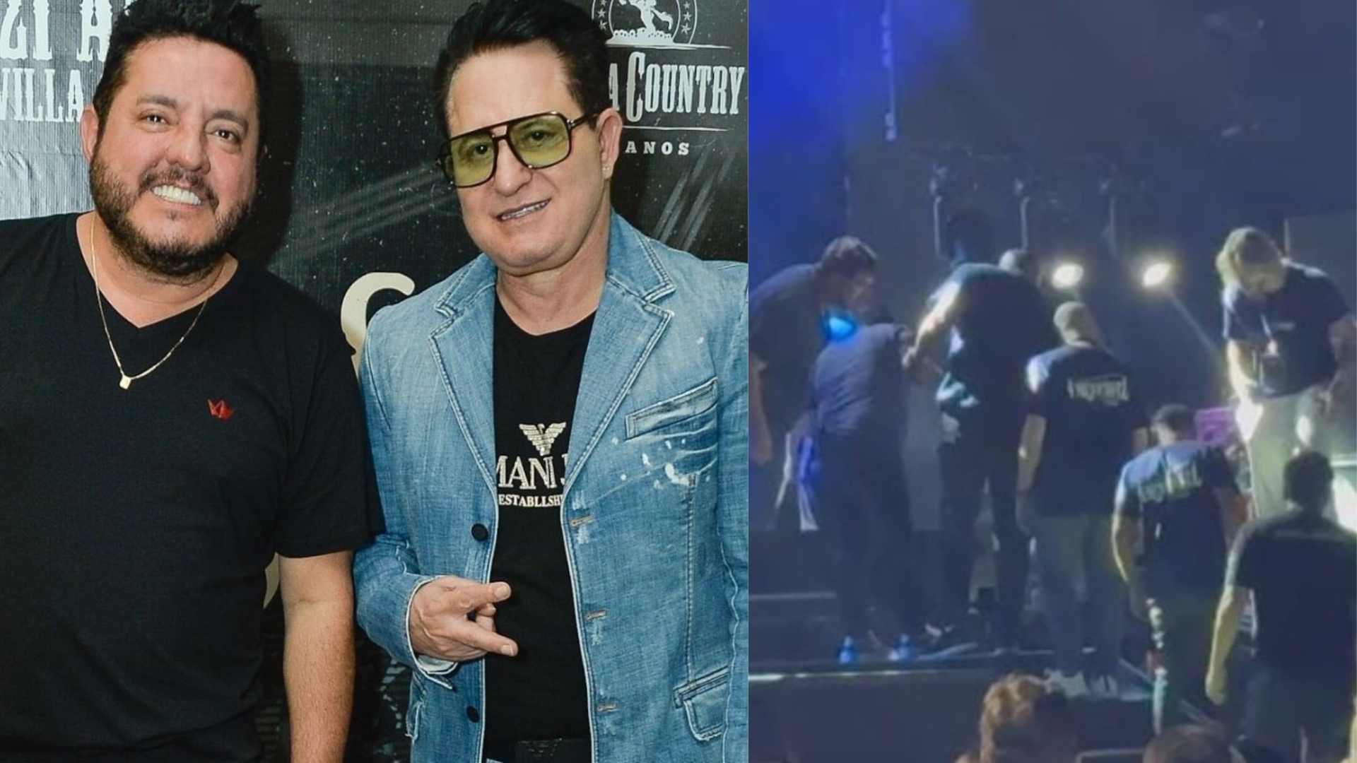 Marrone, da dupla com Bruno se acidenta durante show e bate a cabeça: ‘Assustei’