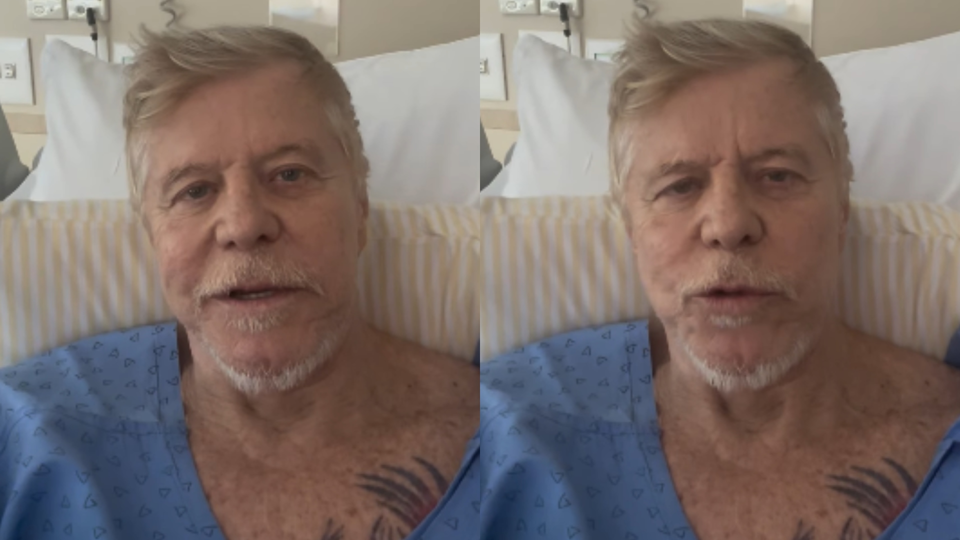 Miguel Falabella passa por cirurgia e faz pronunciamento no hospital: ‘Dor insuportável’