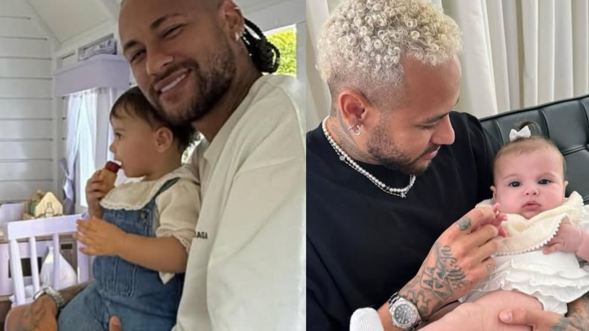 O tempo voa! Com apenas 10 meses, Helena, filha de Neymar, dá os primeiros passos