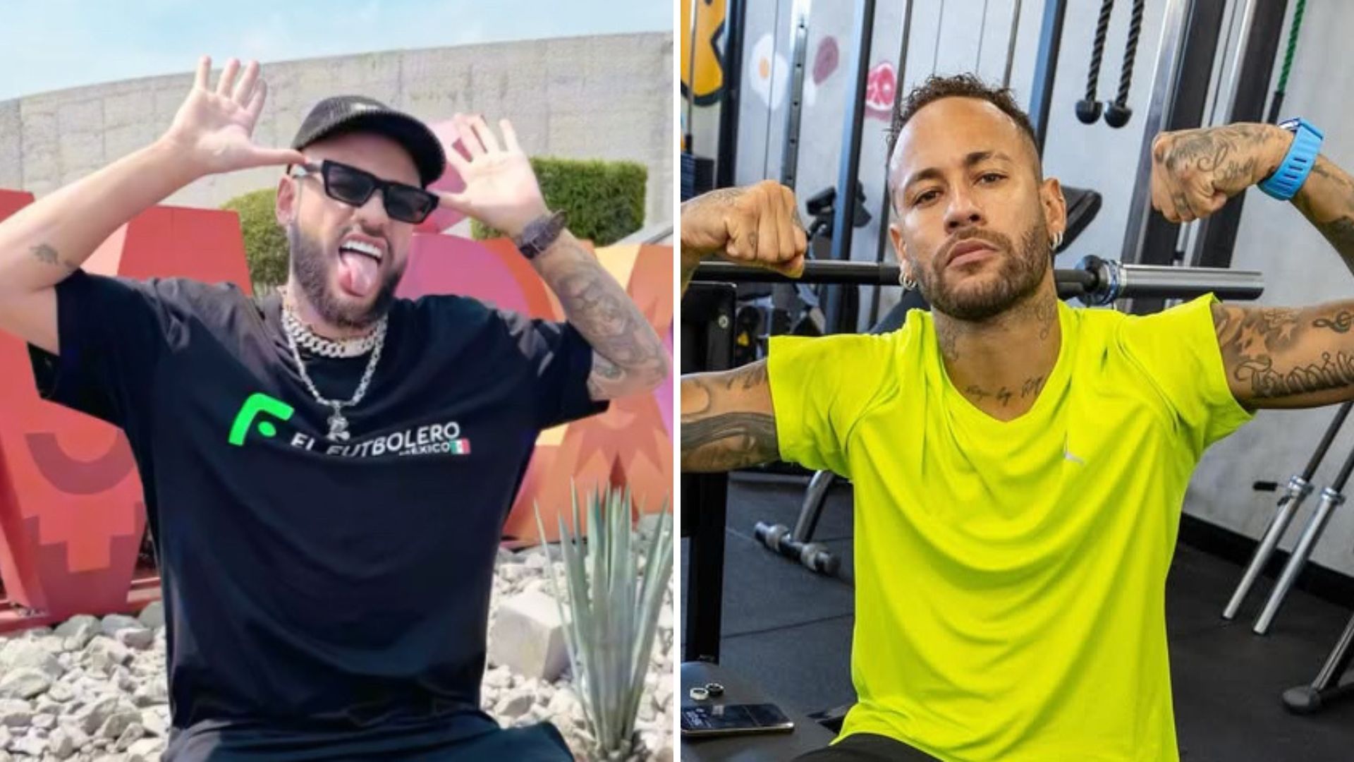 Antes e depois: Sósia de Neymar faz cirurgia para ficar mais parecido com jogador