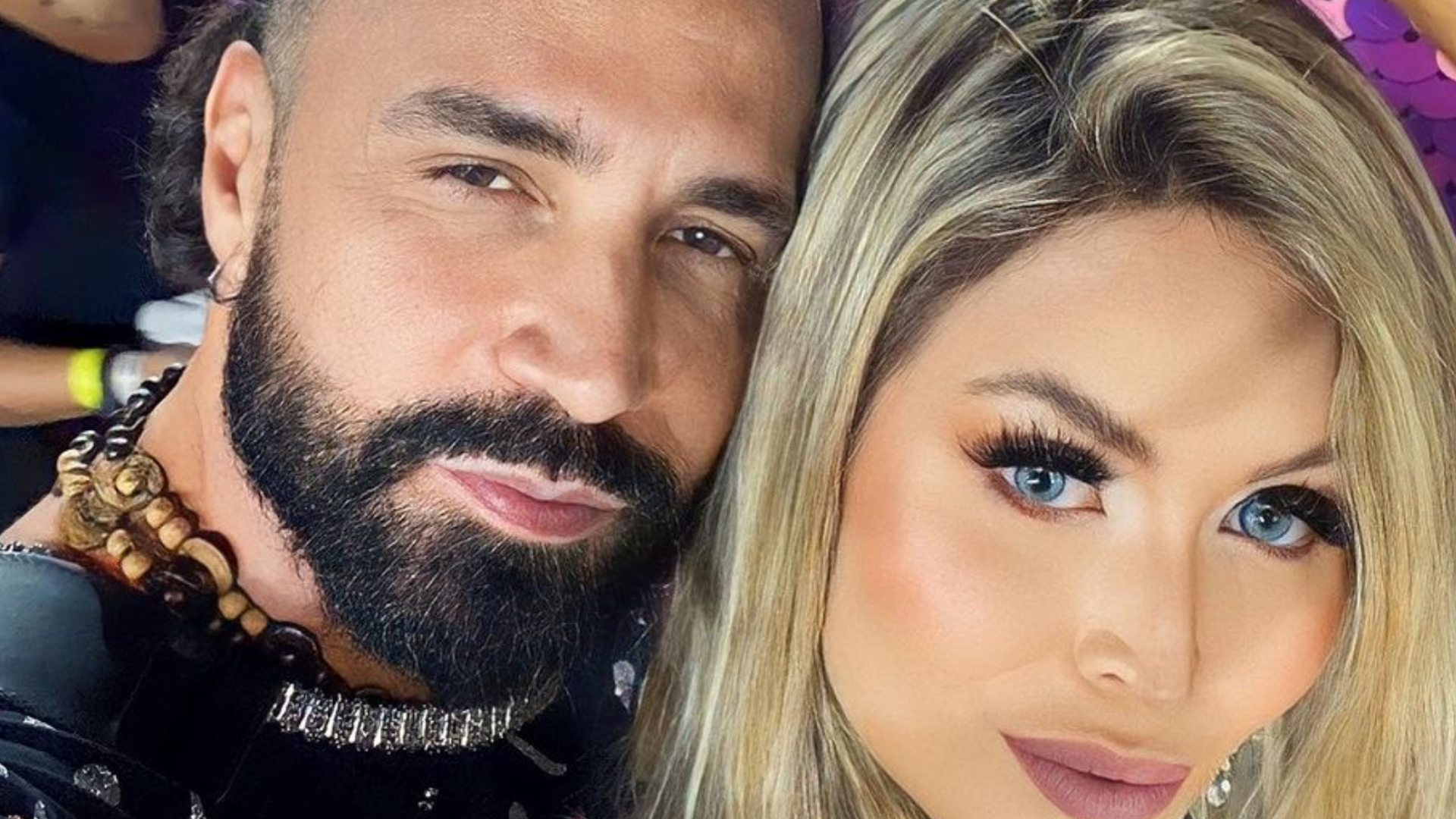 Noiva de Latino se pronuncia pela 1ª vez após polêmicas do cantor com o filho: ‘Vencerá’