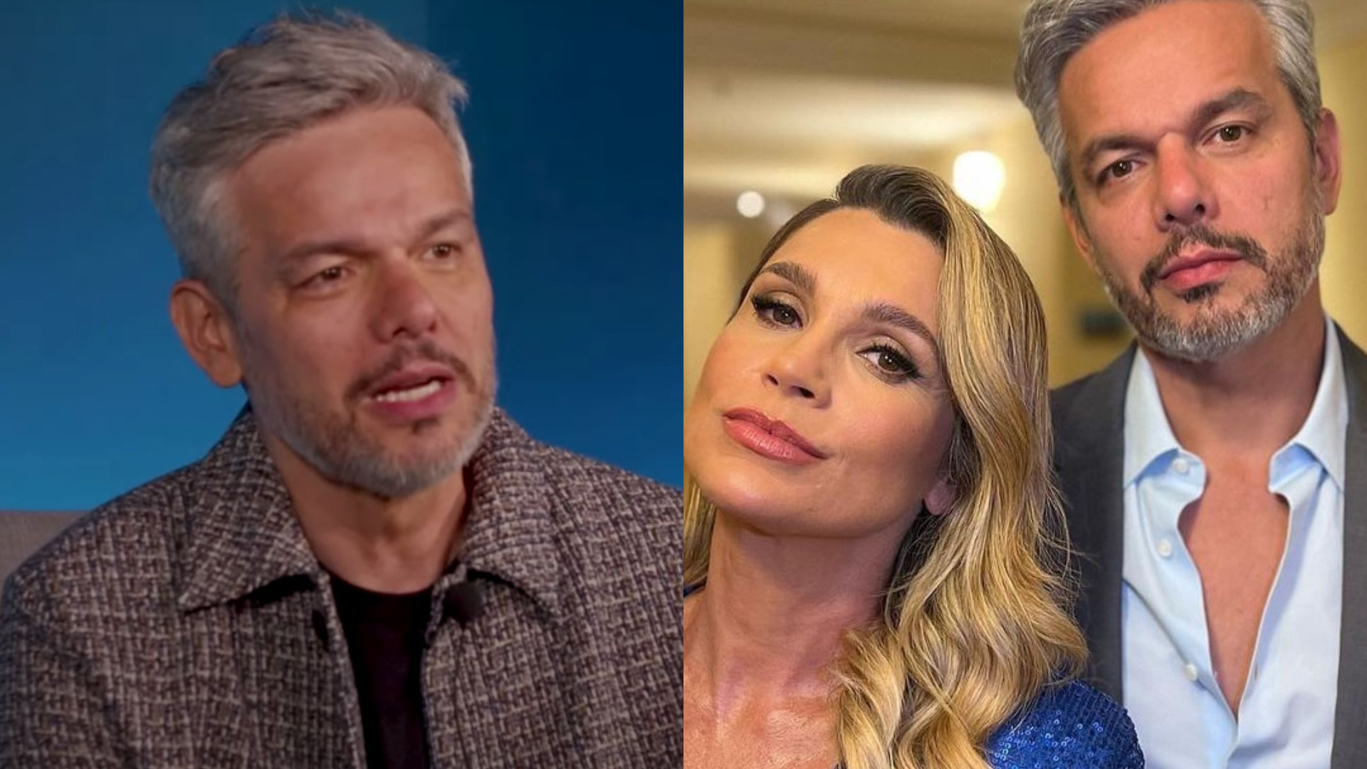 Otaviano Costa se pronuncia sobre afastamento com Flávia Alessandra: ‘Tô morando sozinho’