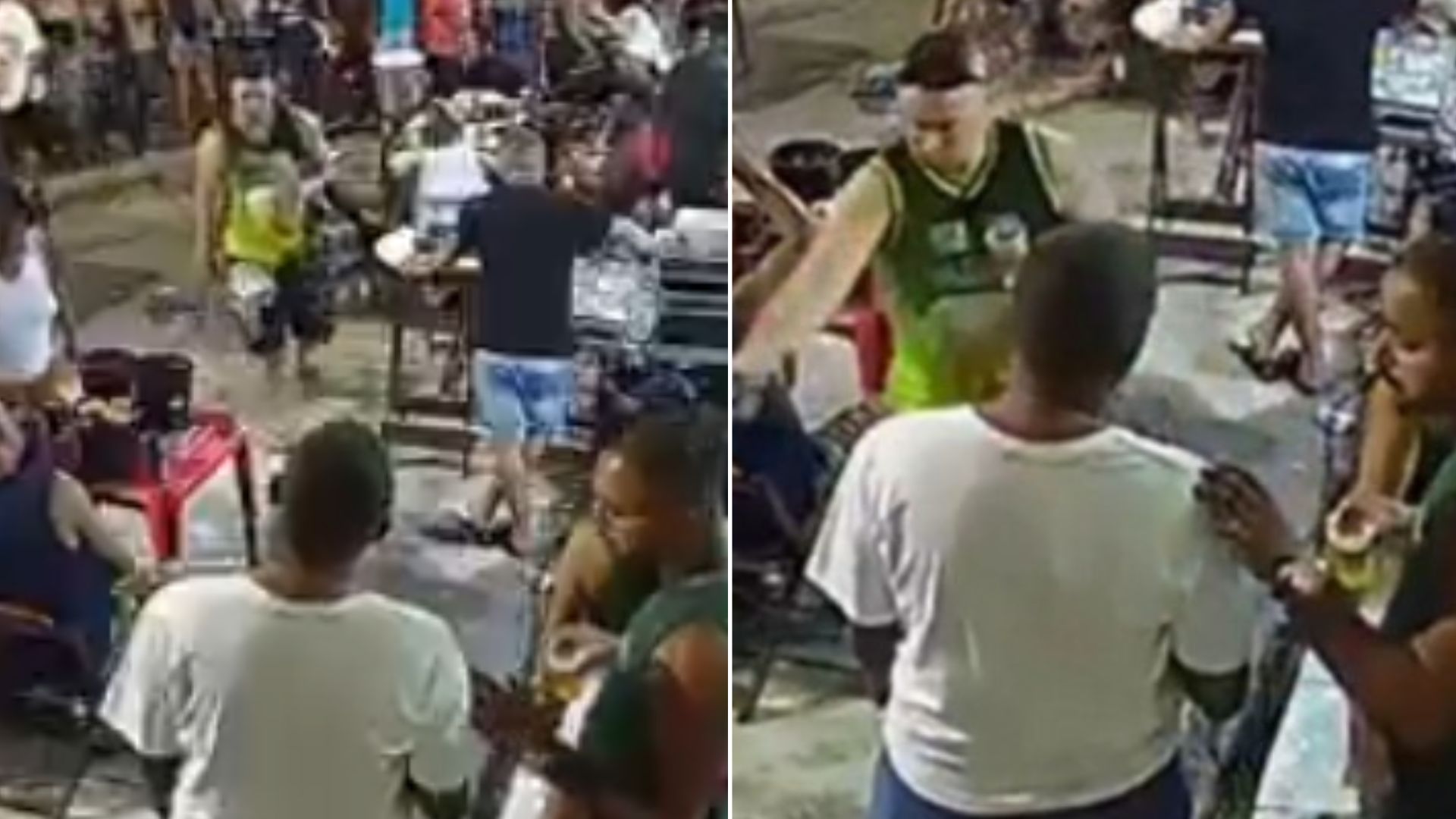 Homem é morto a tiros em pagode no RJ e pessoas se desesperam; veja o vídeo