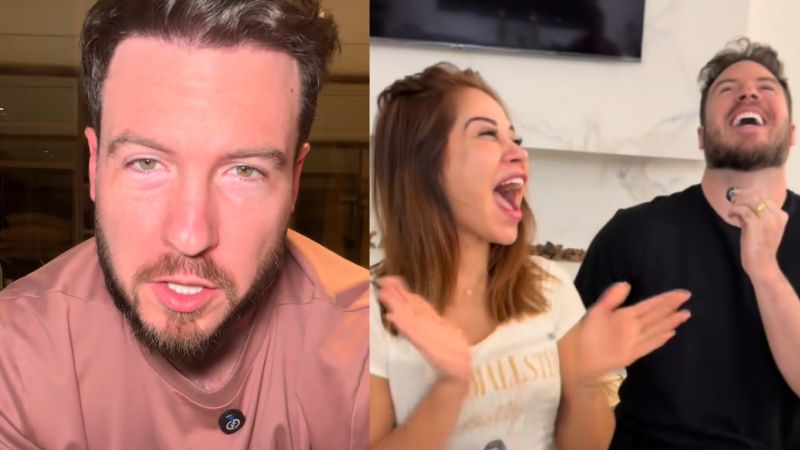 Thiago Nigro faz desabafo sobre gestação de Maíra Cardi: ‘Ansiedade incontrolável’