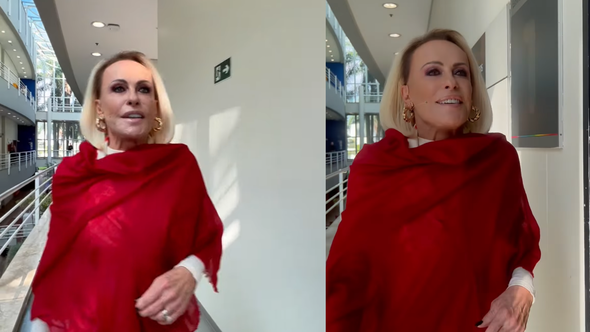 Ana Maria Braga tropeça ao vivo, mas tenta disfarçar: ‘Como está?’