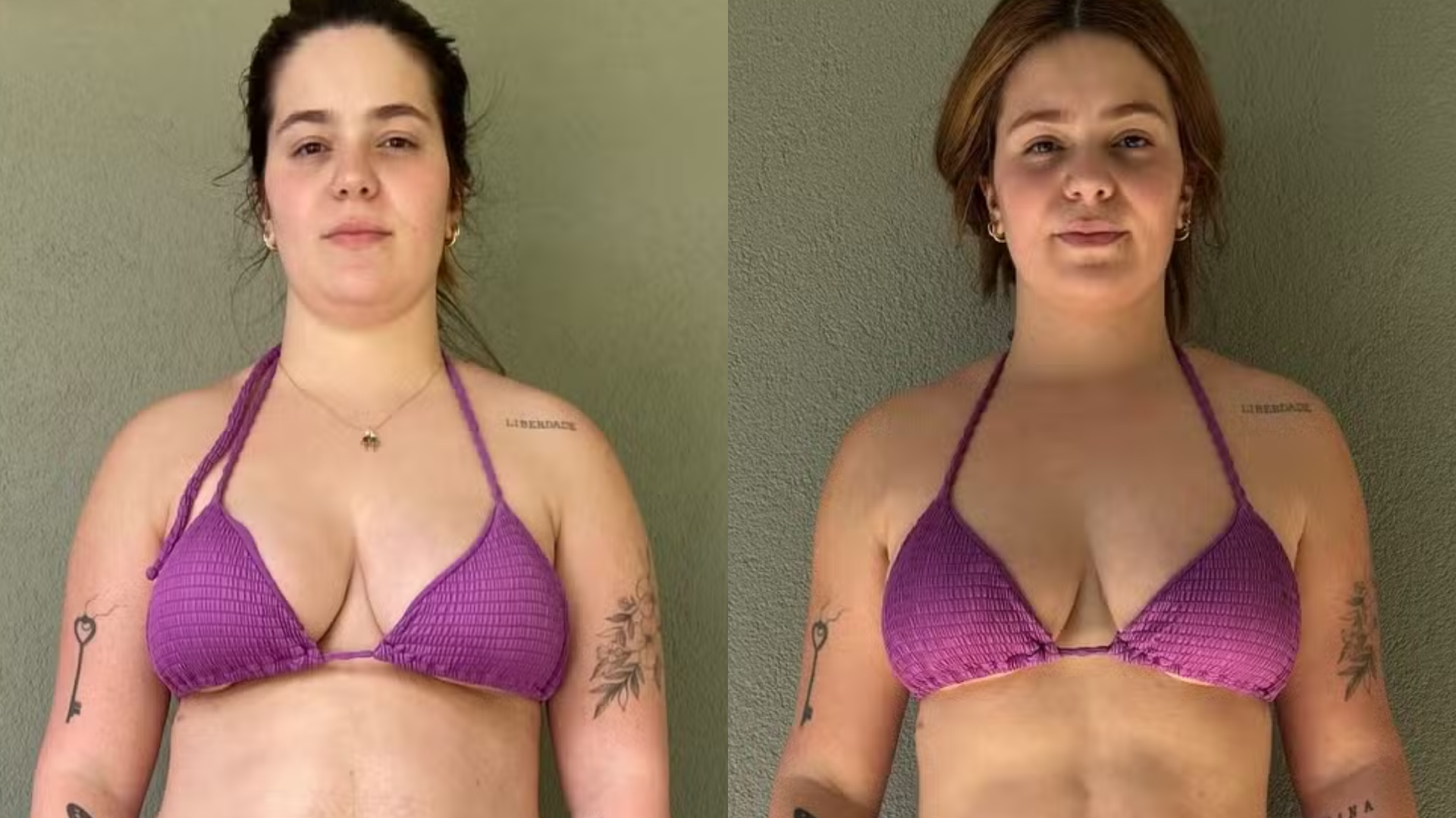 Viih Tube exibe antes e depois após perder 15 kg e revela: ‘Treino, alimentação e muita água’