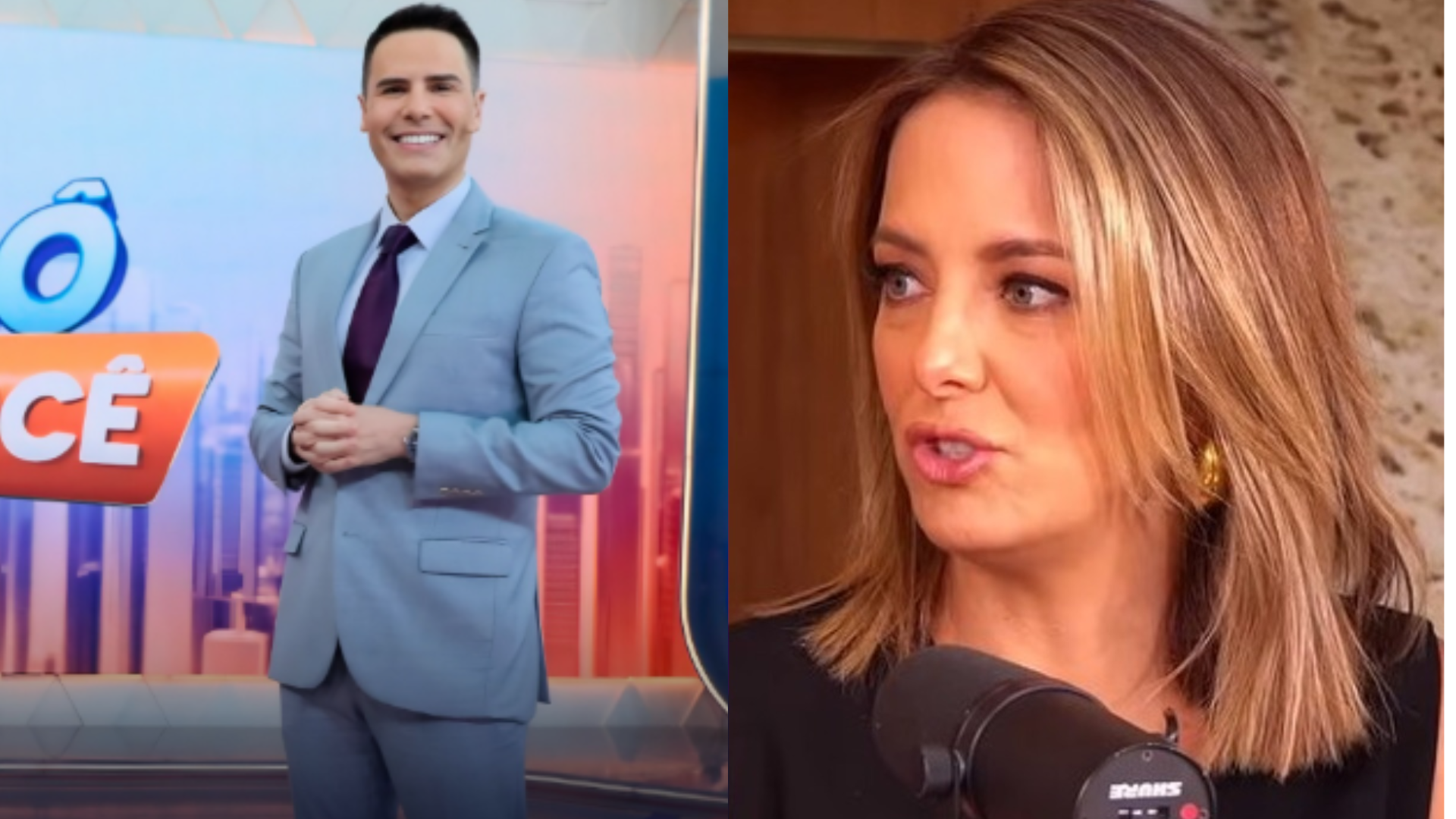 Após provocar a Record, Luiz Bacci alfineta Ticiane Pinheiro em novo programa do SBT: ‘Desengonçada’