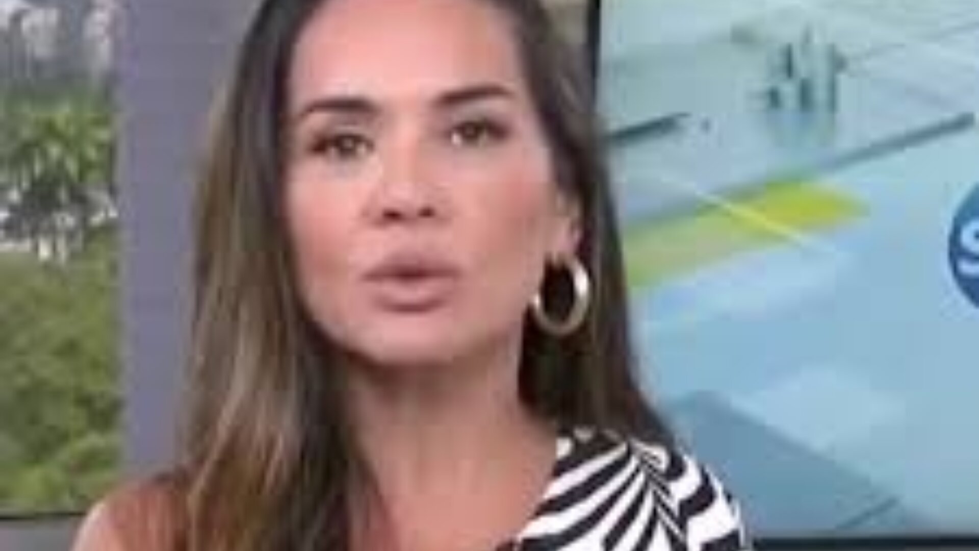 Apresentadora do SBT se apavora ao ver motorista baleado no Rio: ‘Chega’