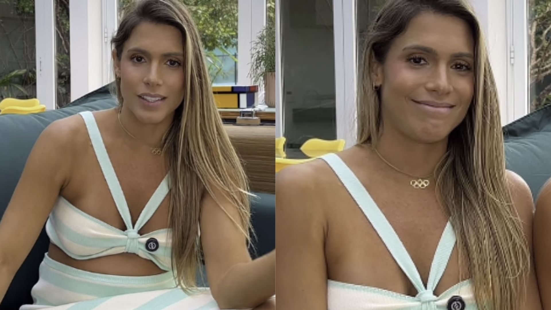 Bia Feres surpreende ao anunciar gravidez do terceiro filho: ‘Estava com DIU’