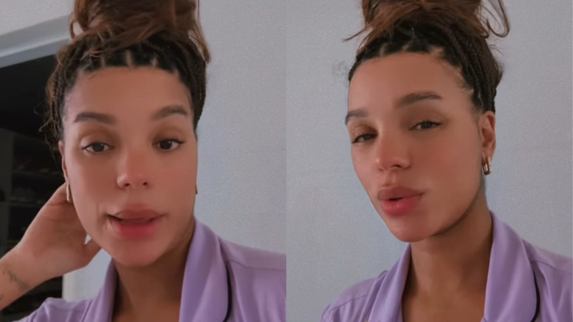 Esposa de Ludmilla abre o coração e desabafa sobre reta final do puerpério: ‘Acabando’