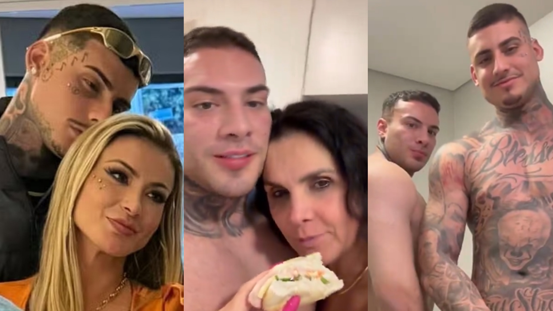 Ator que fez filme adulto com Luiza Ambiel mostra demais e ex de Andressa Urach fica ‘animado’
