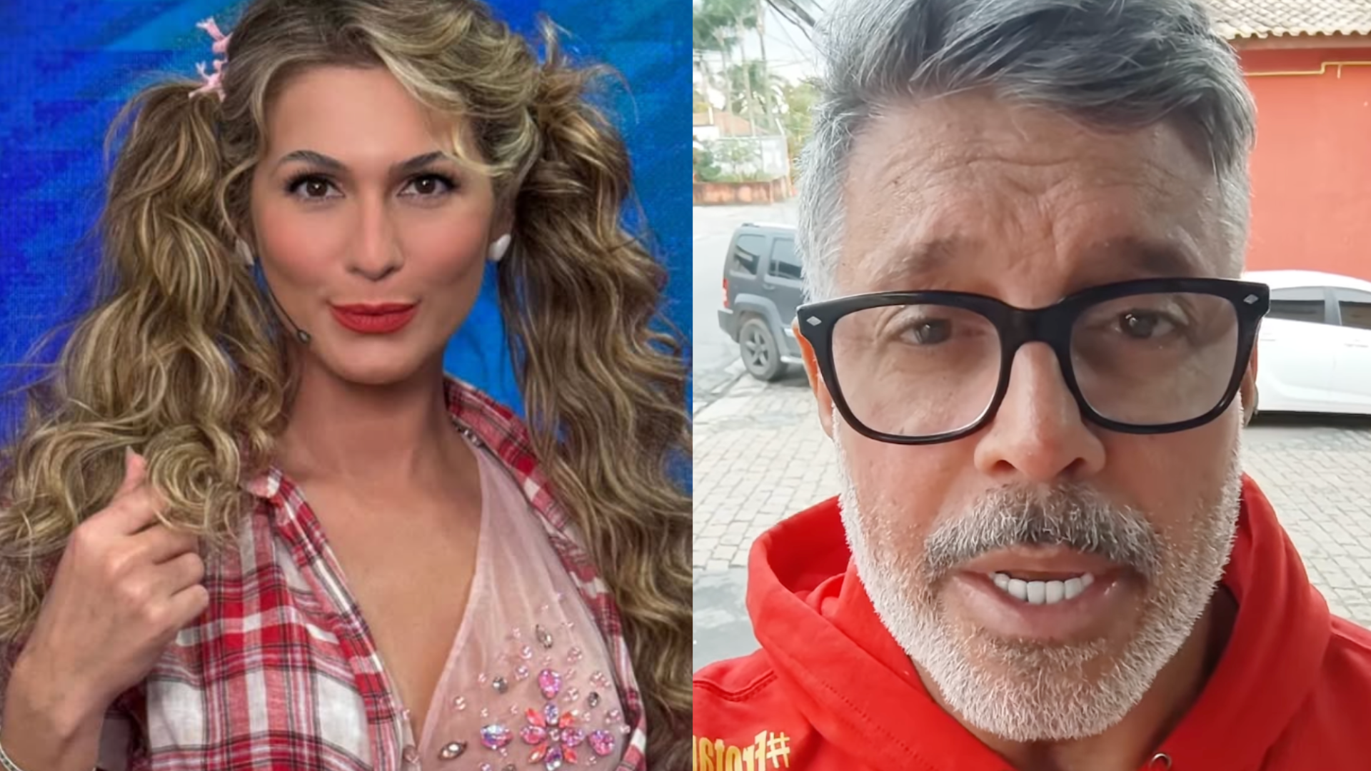 Falta de interação entre Lívia Andrade e Alexandre Frota ao vivo gera polêmica na Globo