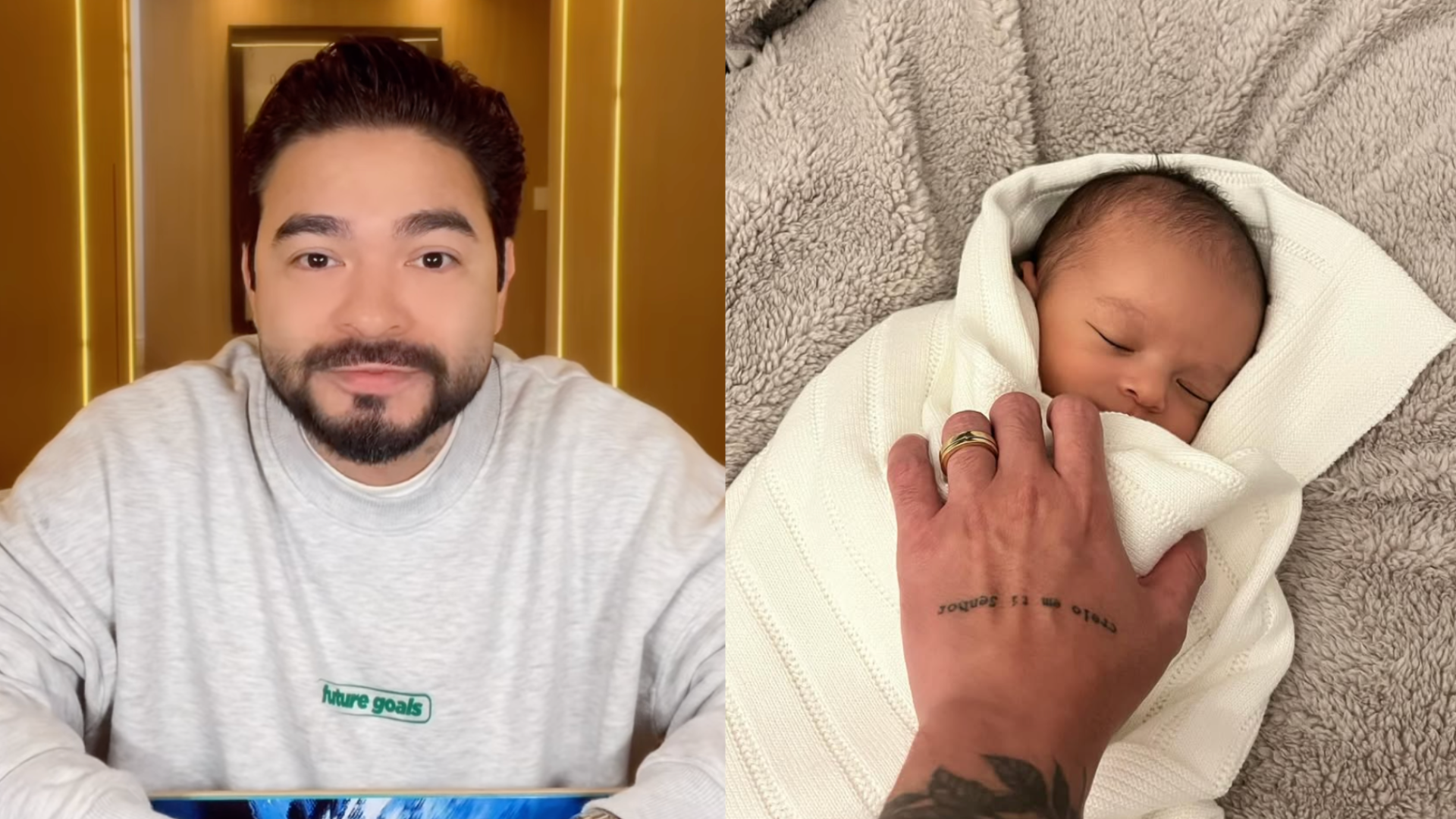Filho de Yudi Tamashiro precisou ser internado e fará cirurgia: ‘Mais uma batalha’