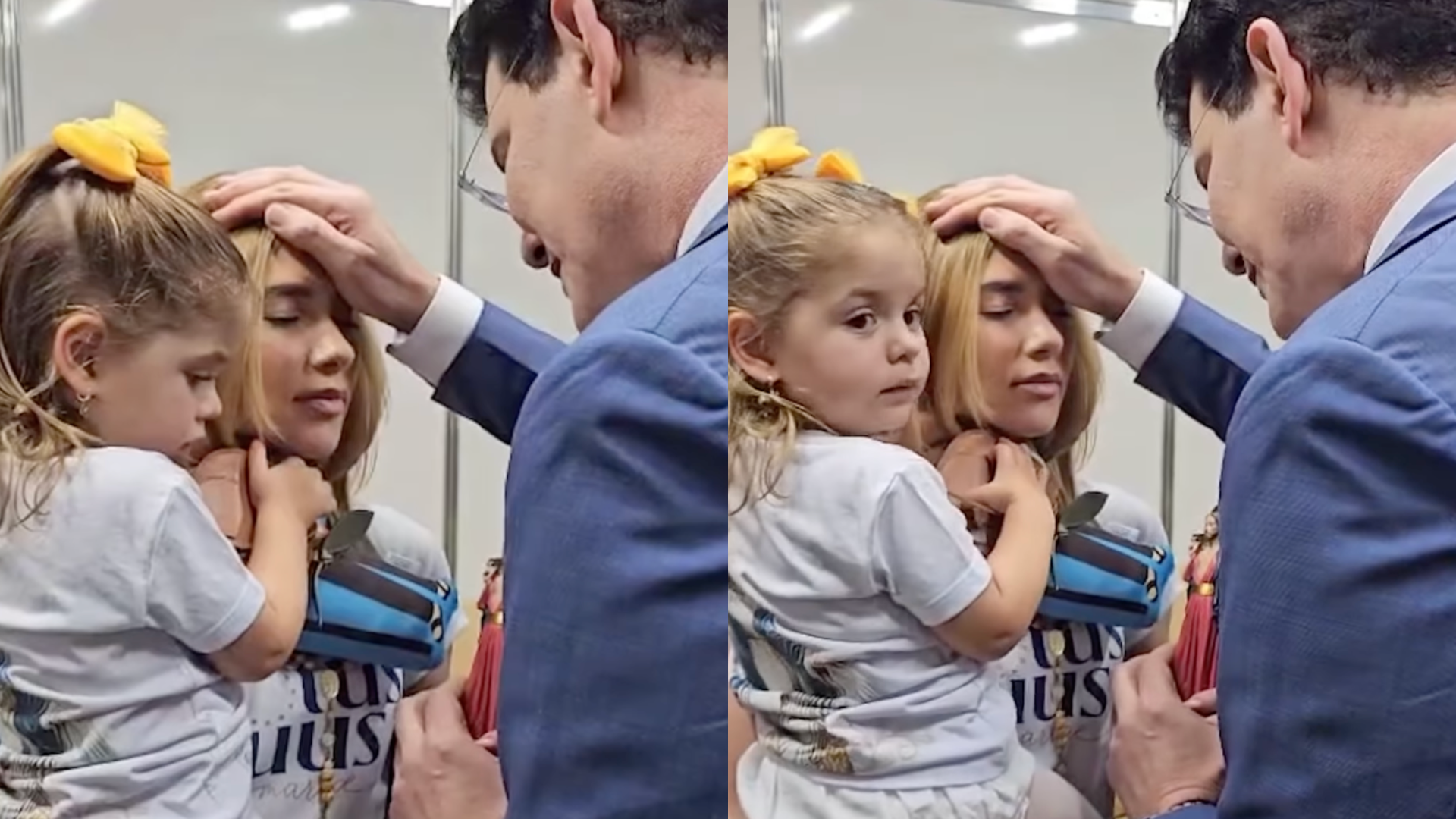 Em momento delicado, Virginia pede bênção para padre em camarim; entenda