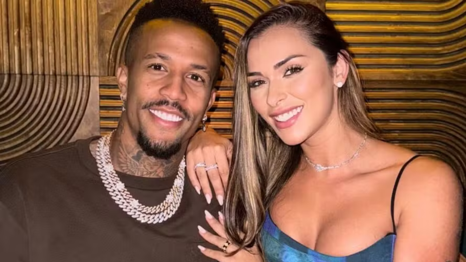 Éder Militão e Tainá Castro têm convites de casamento roubados