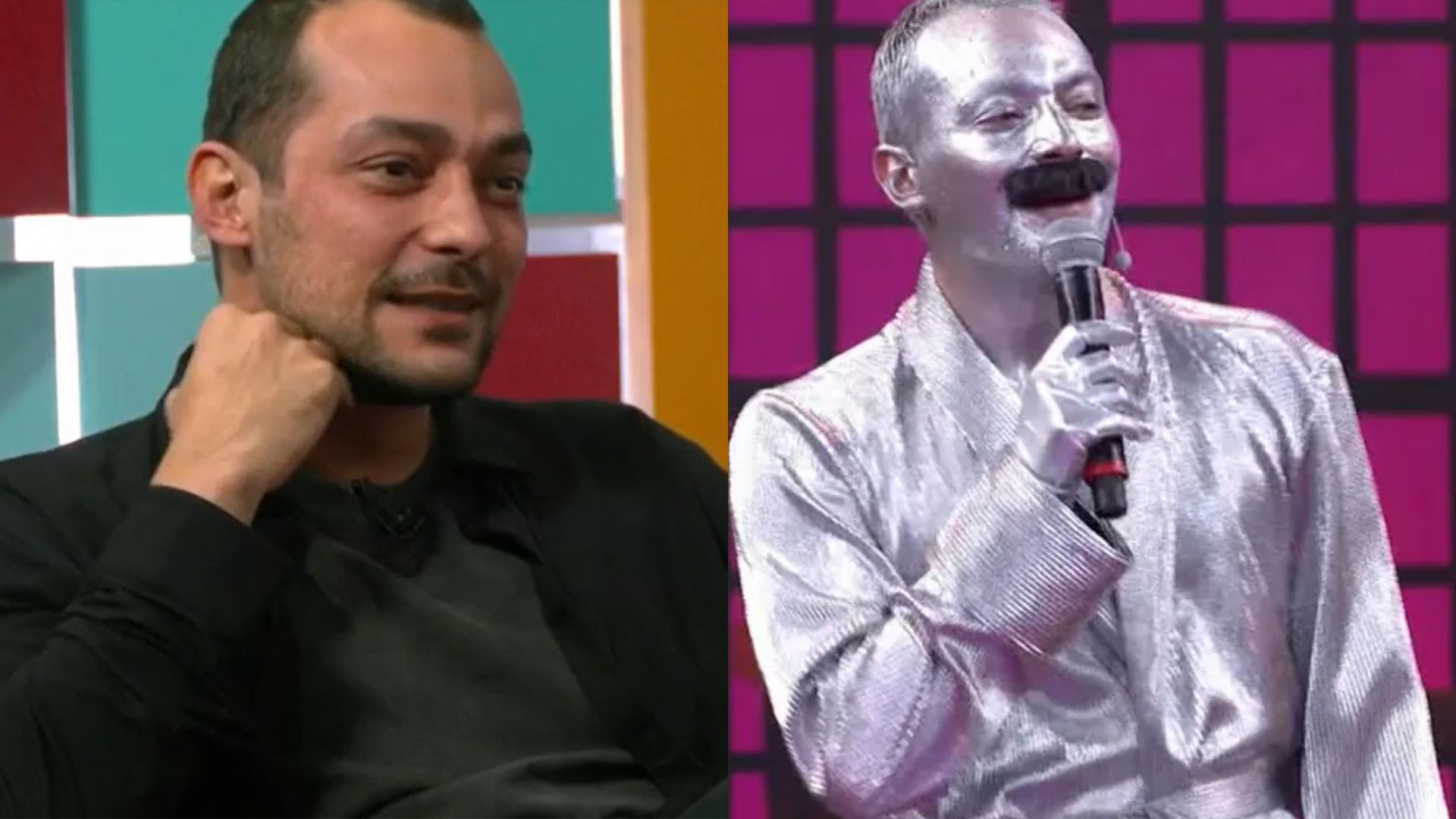 Tudo armado! Eduardo Sterblitch, o Freddie Mercury Prateado, revela segredo de bastidor
