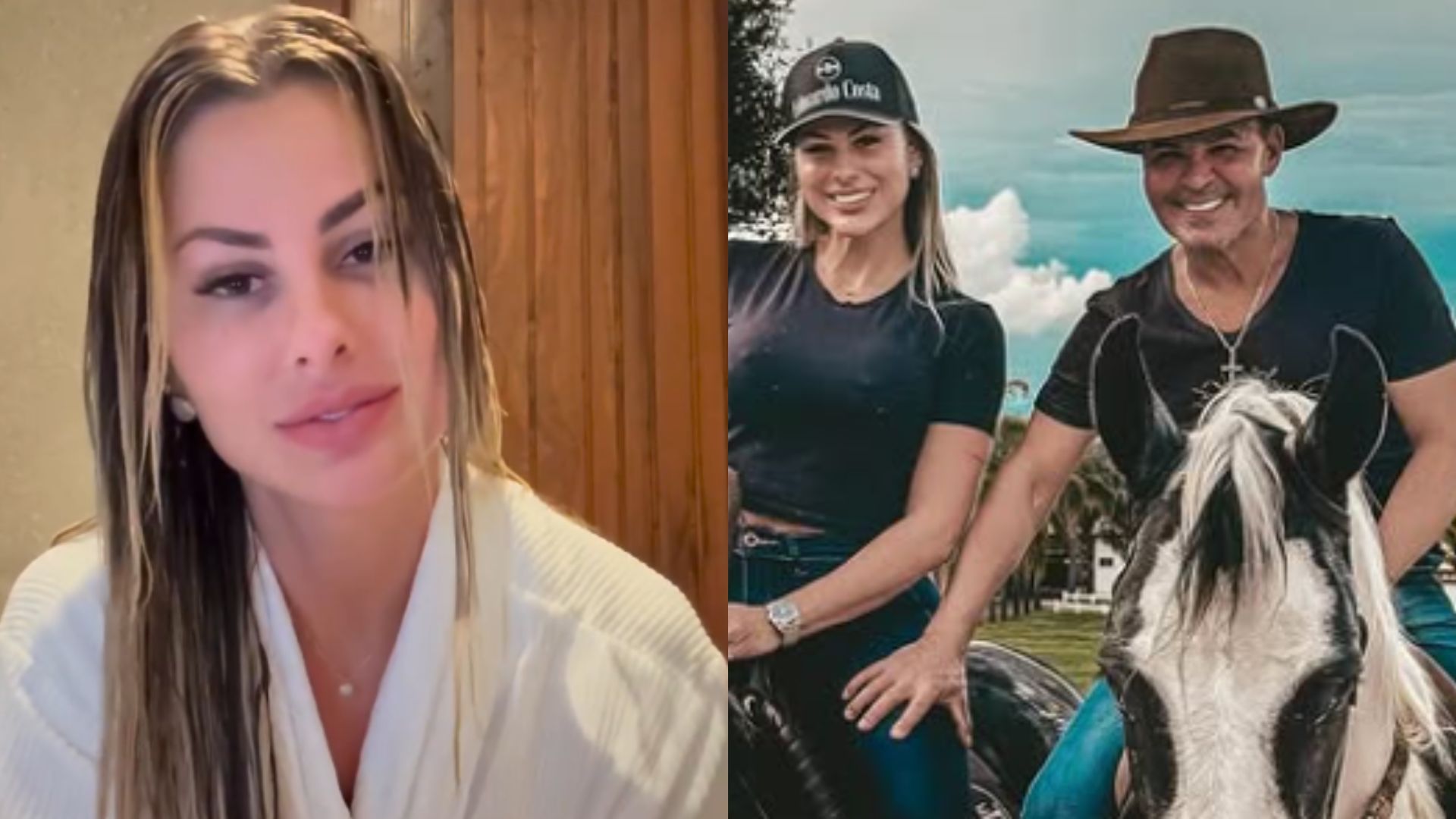 Bancada pelo marido? Esposa de Eduardo Costa se irrita e rebate comentários