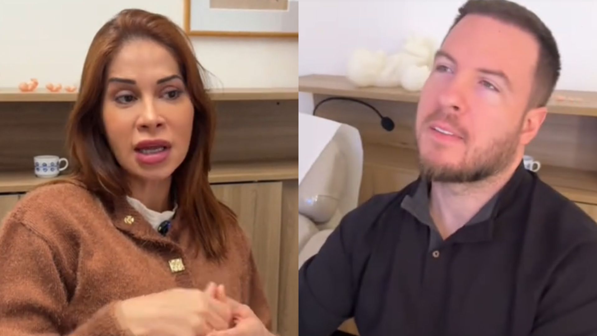 Thiago Nigro sugere nome para bebê e Maíra Cardi detona: ‘É de velho’
