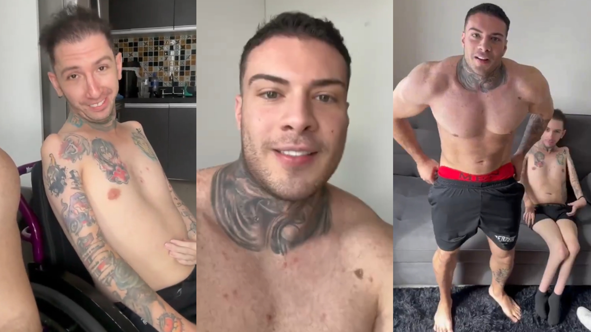 Cadeirante que fez filme adulto com ator ‘gigante’ choca ao falar de gravação: ‘Quase me fez andar’