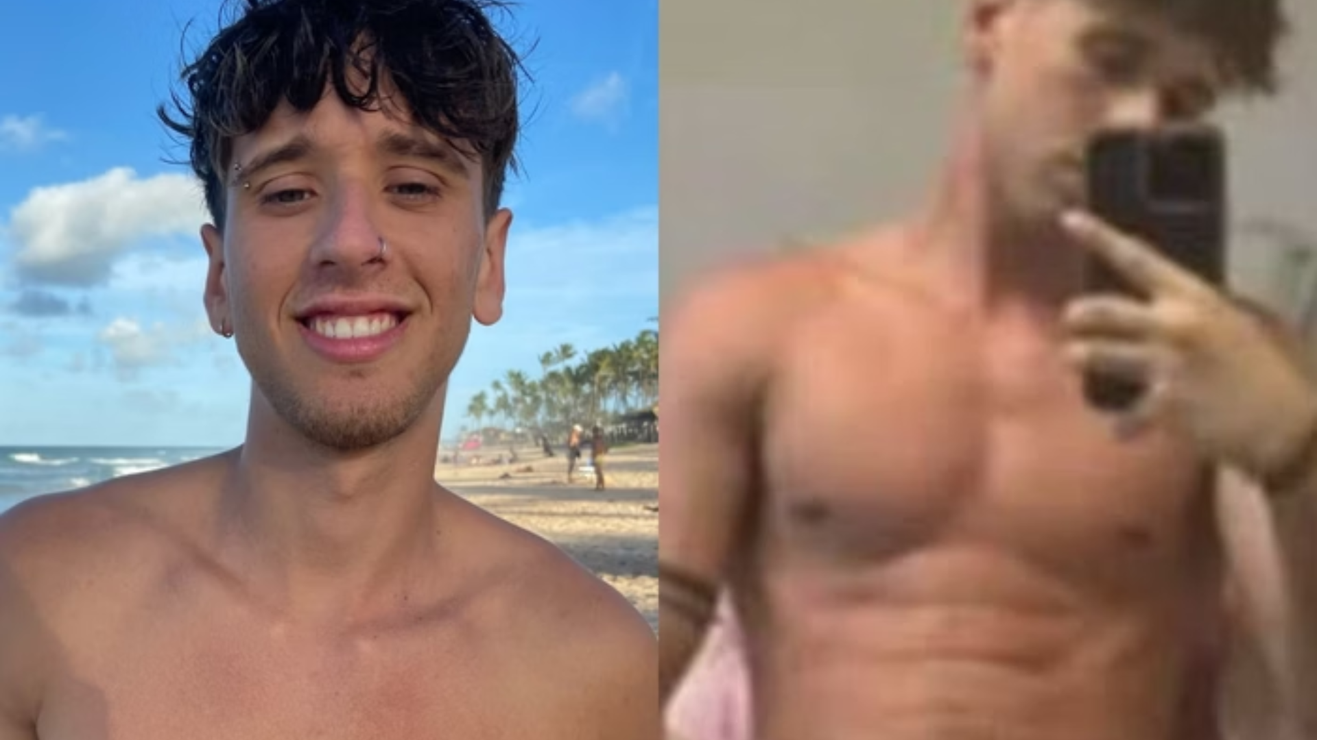 Influenciador meio gringo e meio baiano, Joe Wolchover, tem nude vazada na web
