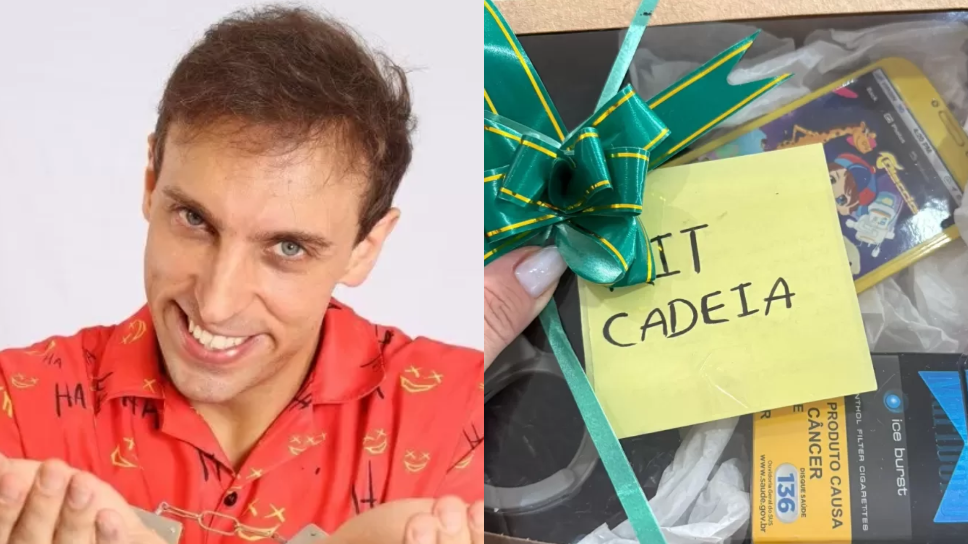 Léo Lins mostra ‘kit cadeia’ após ser condenado: ‘Vou processar’