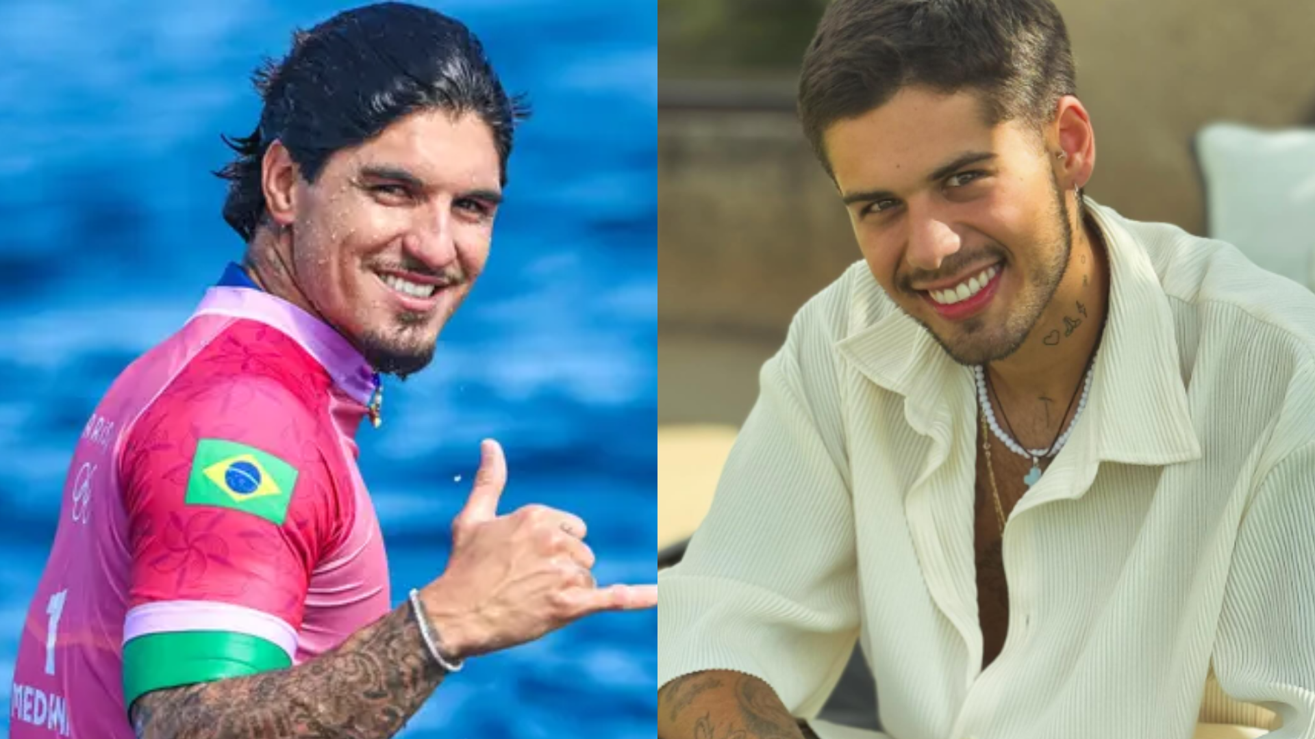 Quem é? Surfista Gabriel Medina é visto com ex-noiva do cantor Zé Felipe