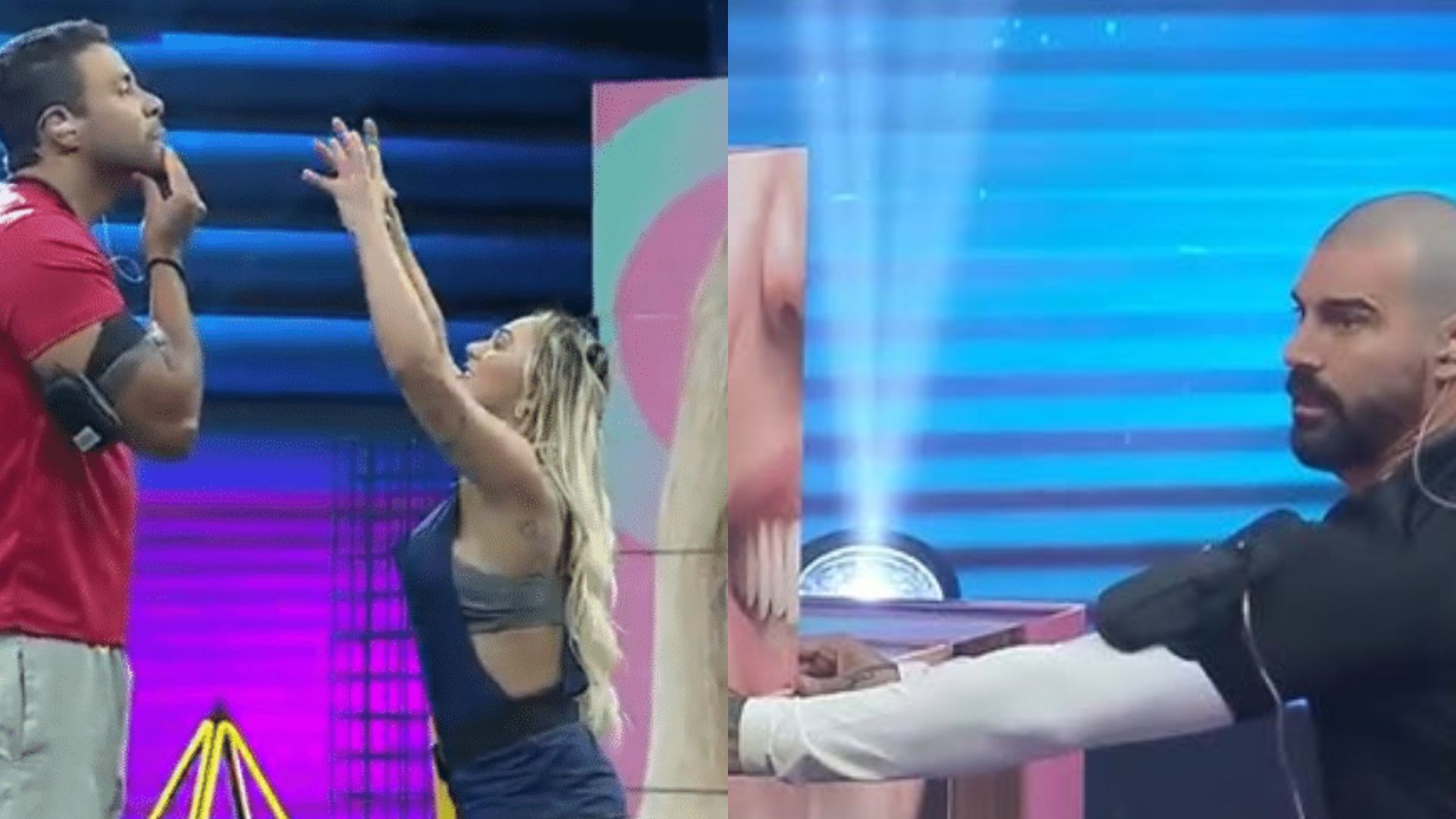 ‘Power Couple’: Homens passam vergonha em prova e perdem quase R$ 100 mil
