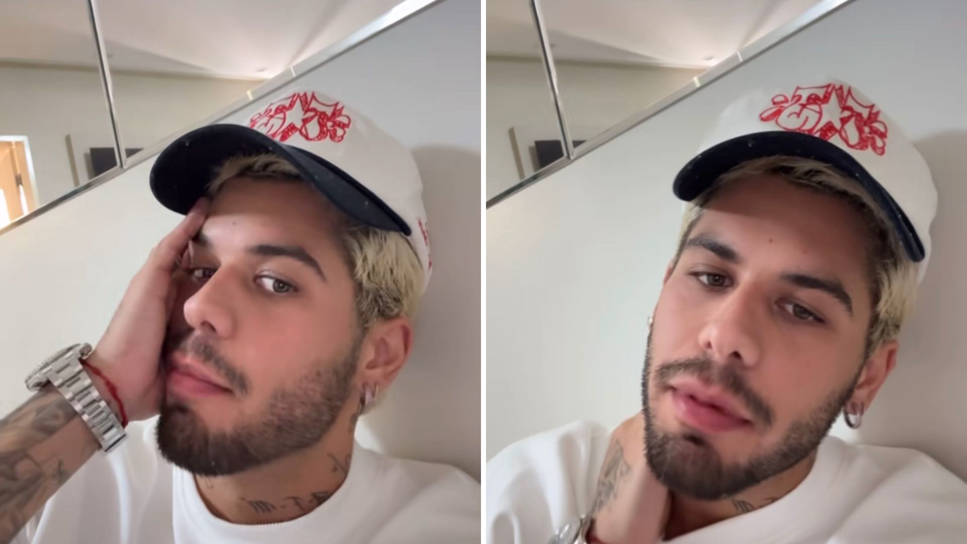 Zé Felipe passa perrengue e tem mala de presente dos filhos extraviada
