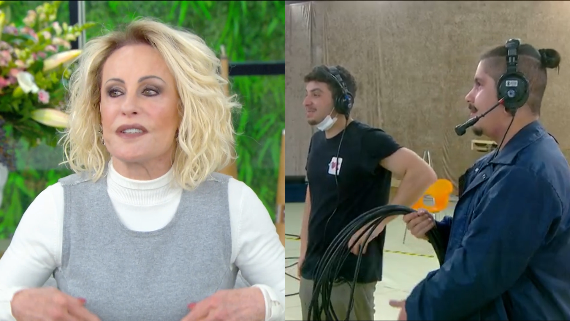 Ana Maria Braga passa raiva no Mais Você: ‘Continue conversando vocês dois’