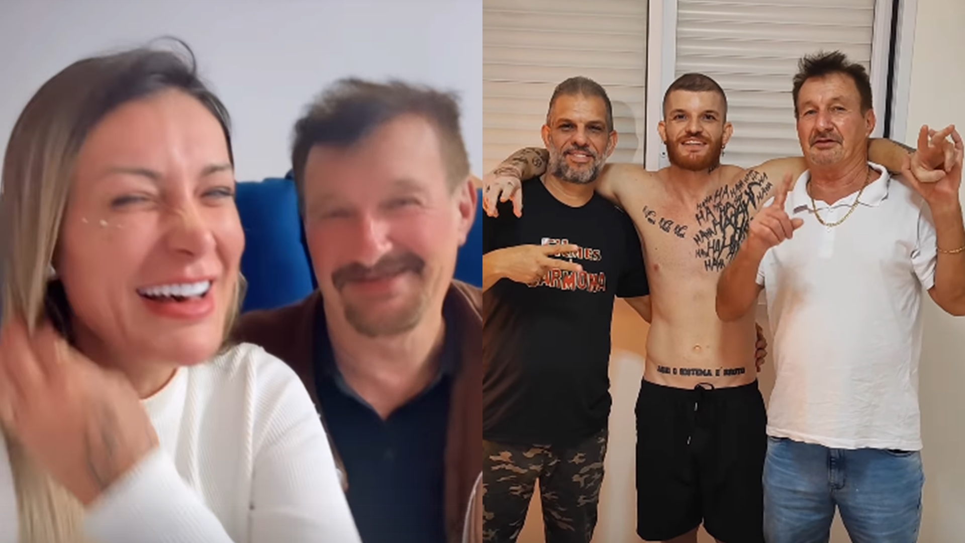 Oi? Pai de Andressa Urach grava filme adulto com pai e filho: ‘Entrando também’