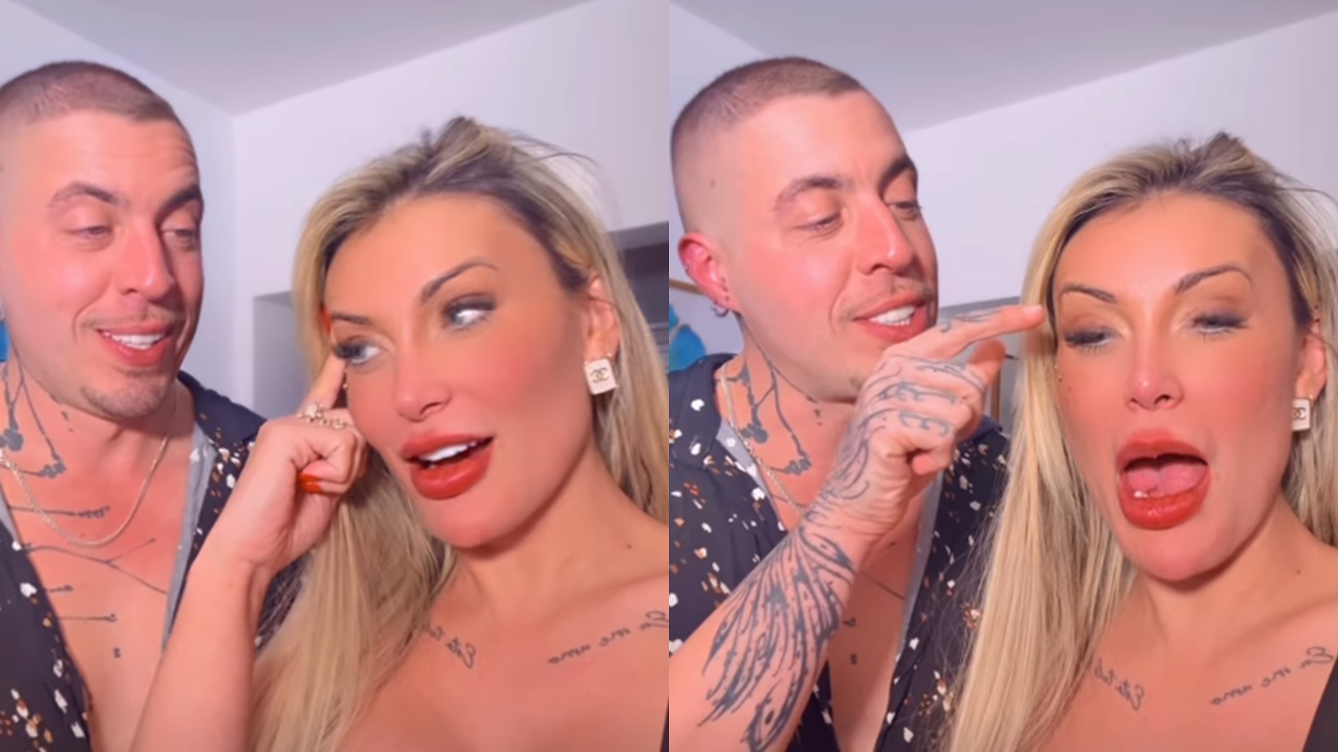 Hospital de novo? Andressa Urach grava filme adulto com ator ‘imenso’ e passa sufoco: ‘Não ia’