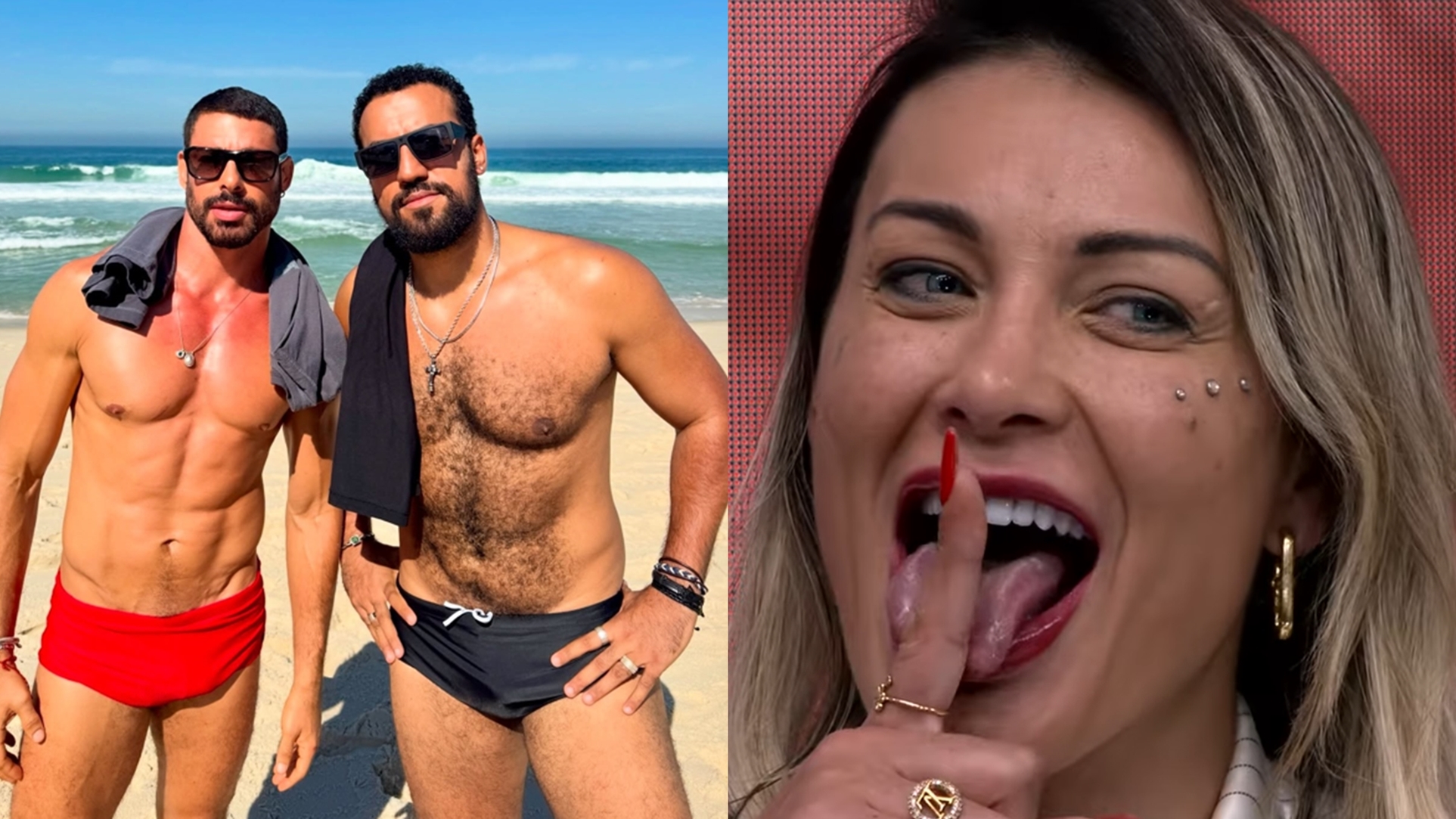 César ‘vira’ Andressa Urach em Vale Tudo; famosa já disse ter ido para a cama com Cauã Reymond: ‘Gritou’