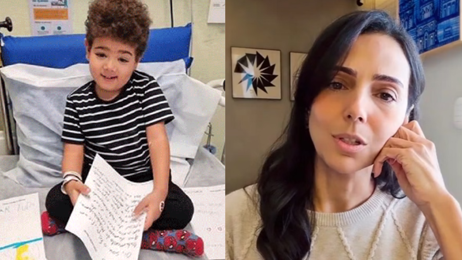 Jornalista da Globo desabafa sobre tratamento do filho de 4 anos contra a leucemia: ‘Luta’