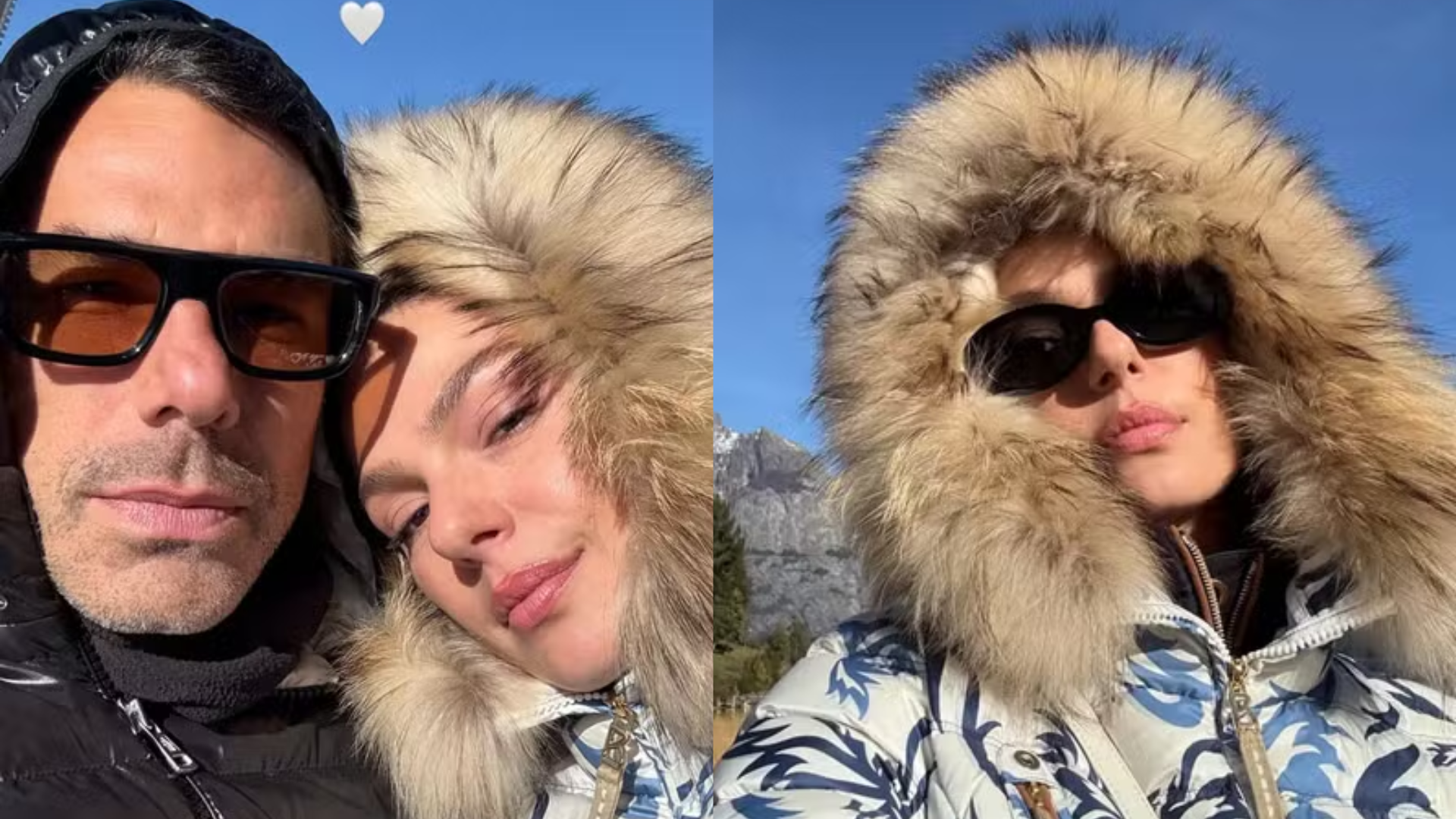 Atriz Isis Valverde aproveita frio do Chile ao lado de Marcus Buaiz e do filho Rael