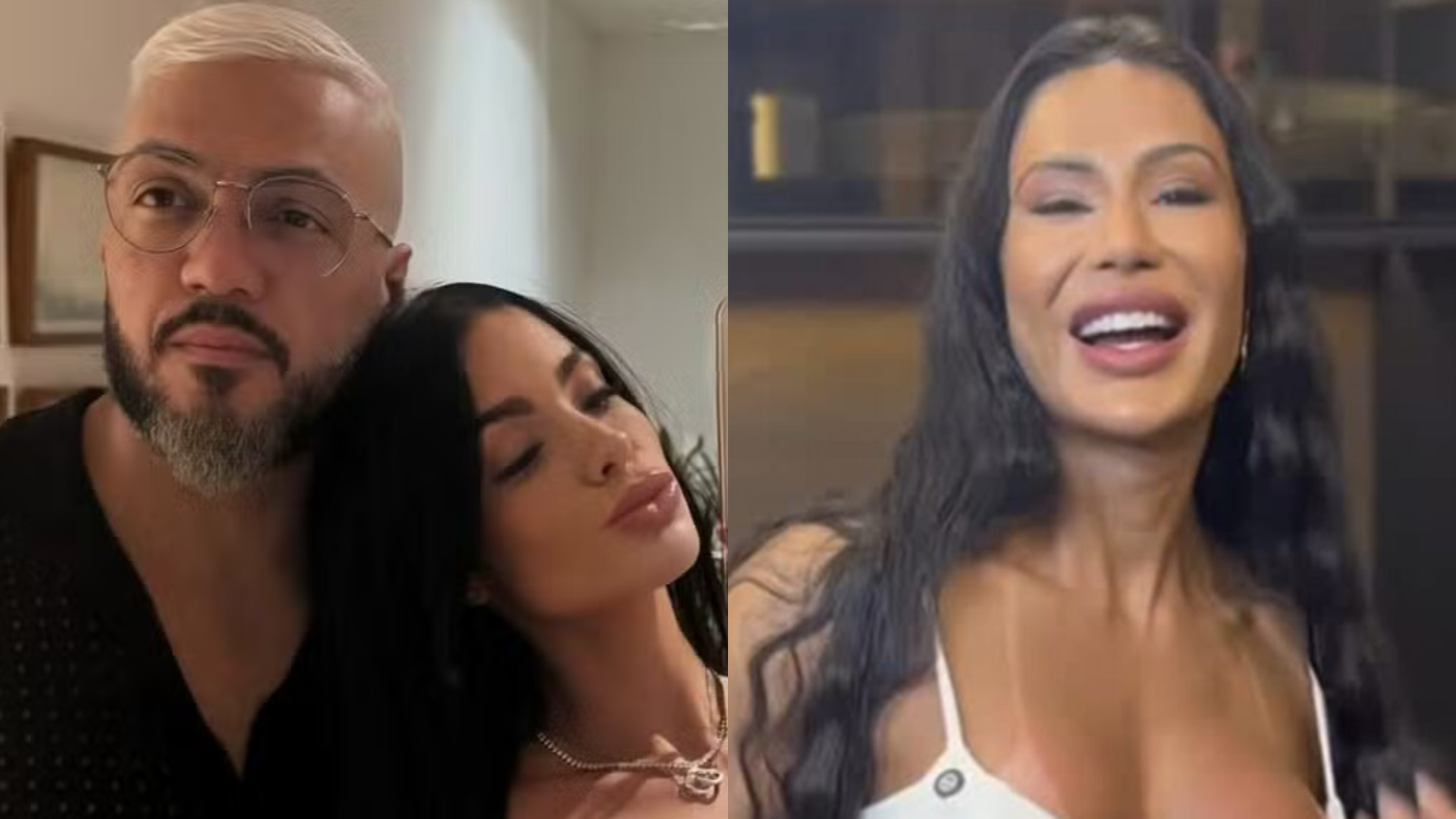 Direta! Atual de Belo manda recado afiado para Gracyanne: ‘Falar do outro’