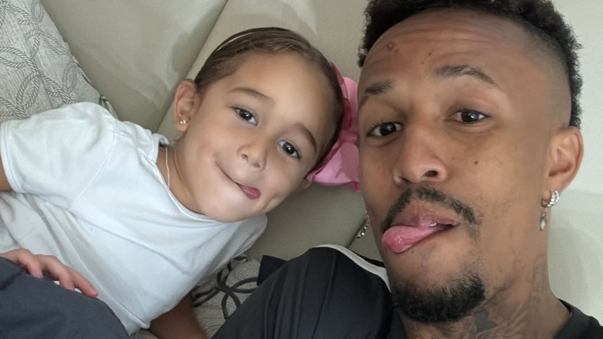 Éder Militão faz homenagem especial no aniversário da filha, Cecília: ‘Maior alegria’