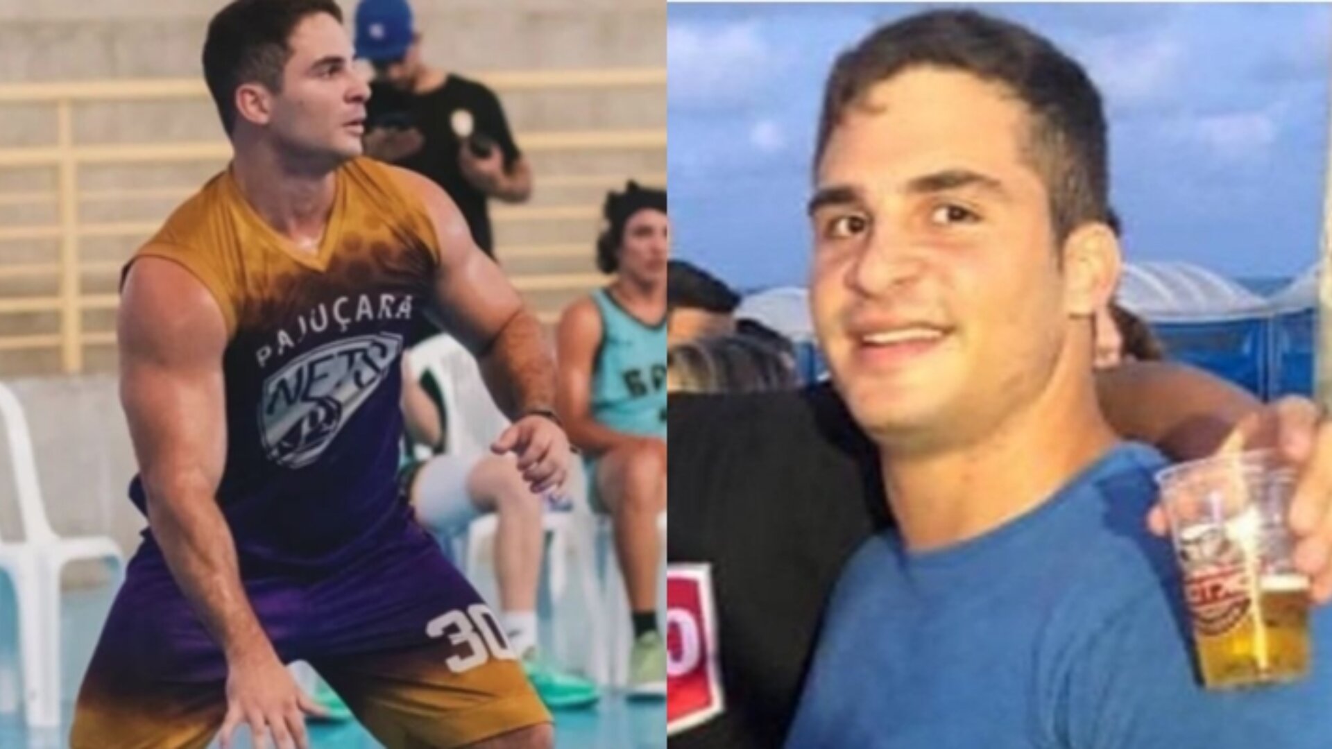 Foto do jogador ferido na prisão após dar 60 socos na mulher viraliza: ‘Foi pouco’