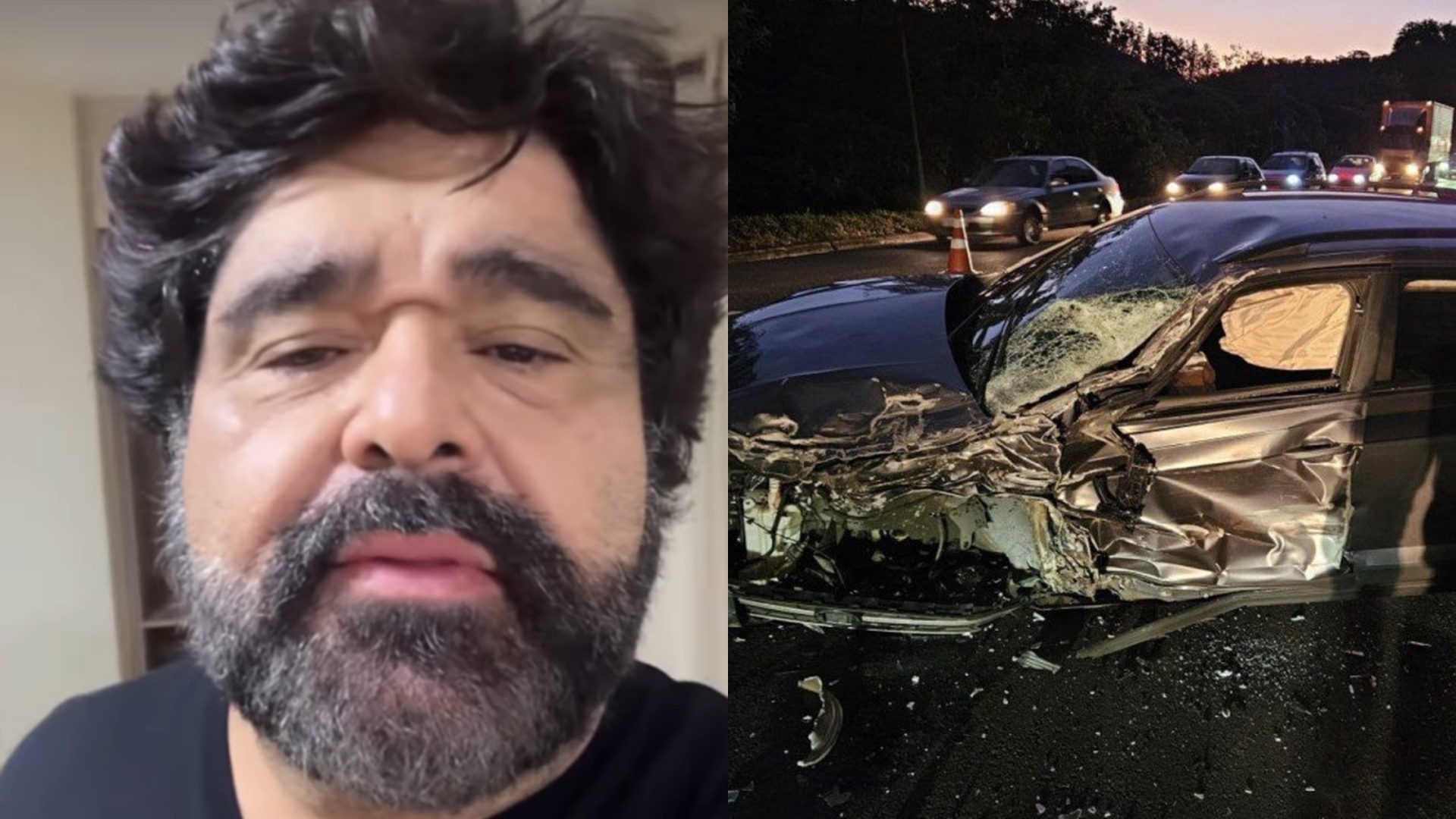 Fabiano, da dupla com César Menotti, se manifesta pela primeira vez após acidente de carro: ‘Acabado’
