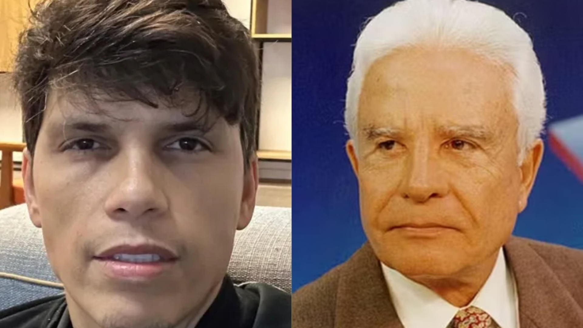 Filho de Cid Moreira descobre tumor no cérebro e teme perder a visão: ‘Sobrevivendo’