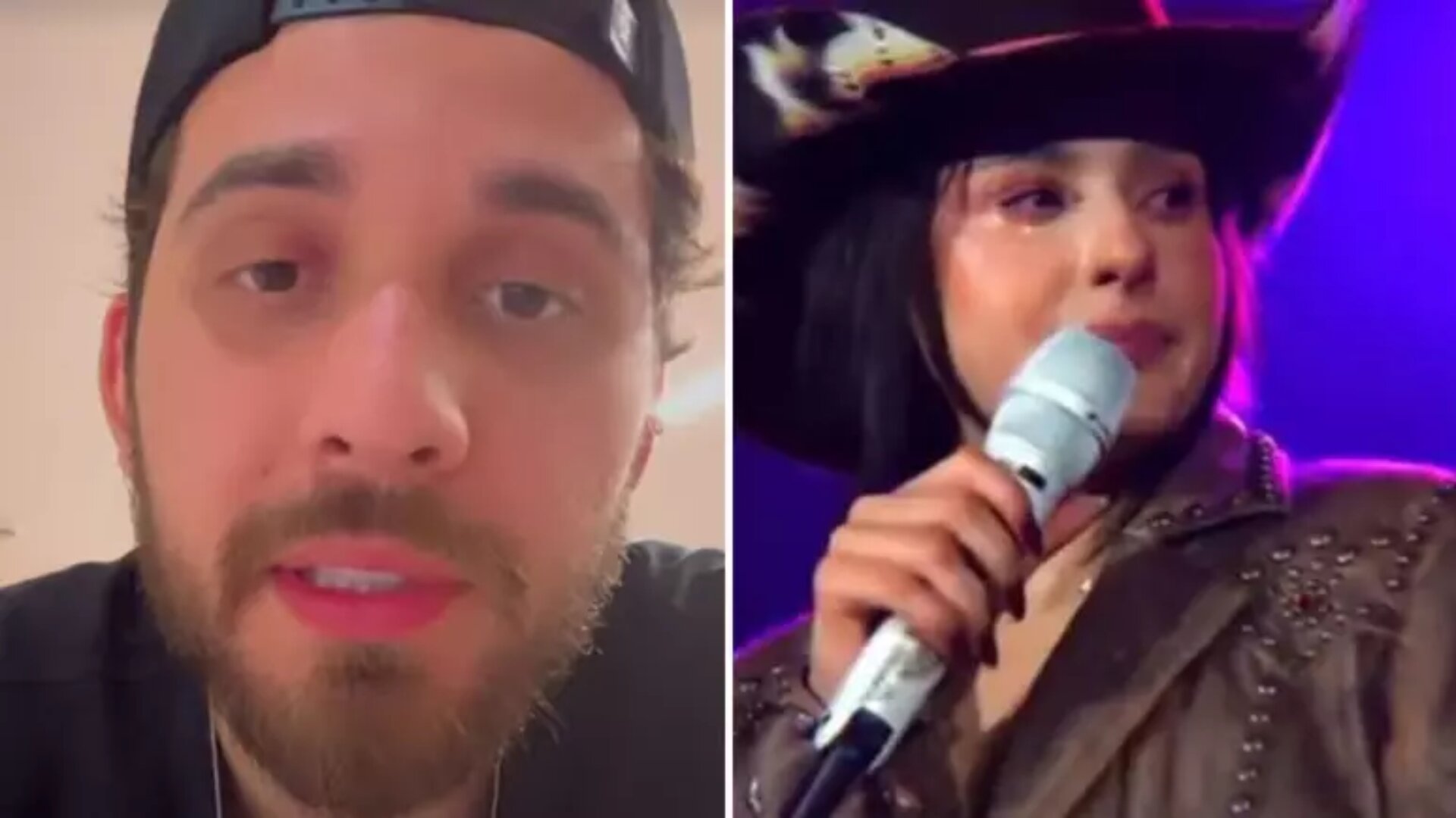 Gustavo Mioto reage após Ana Castela chorar durante show: ‘Invertido’