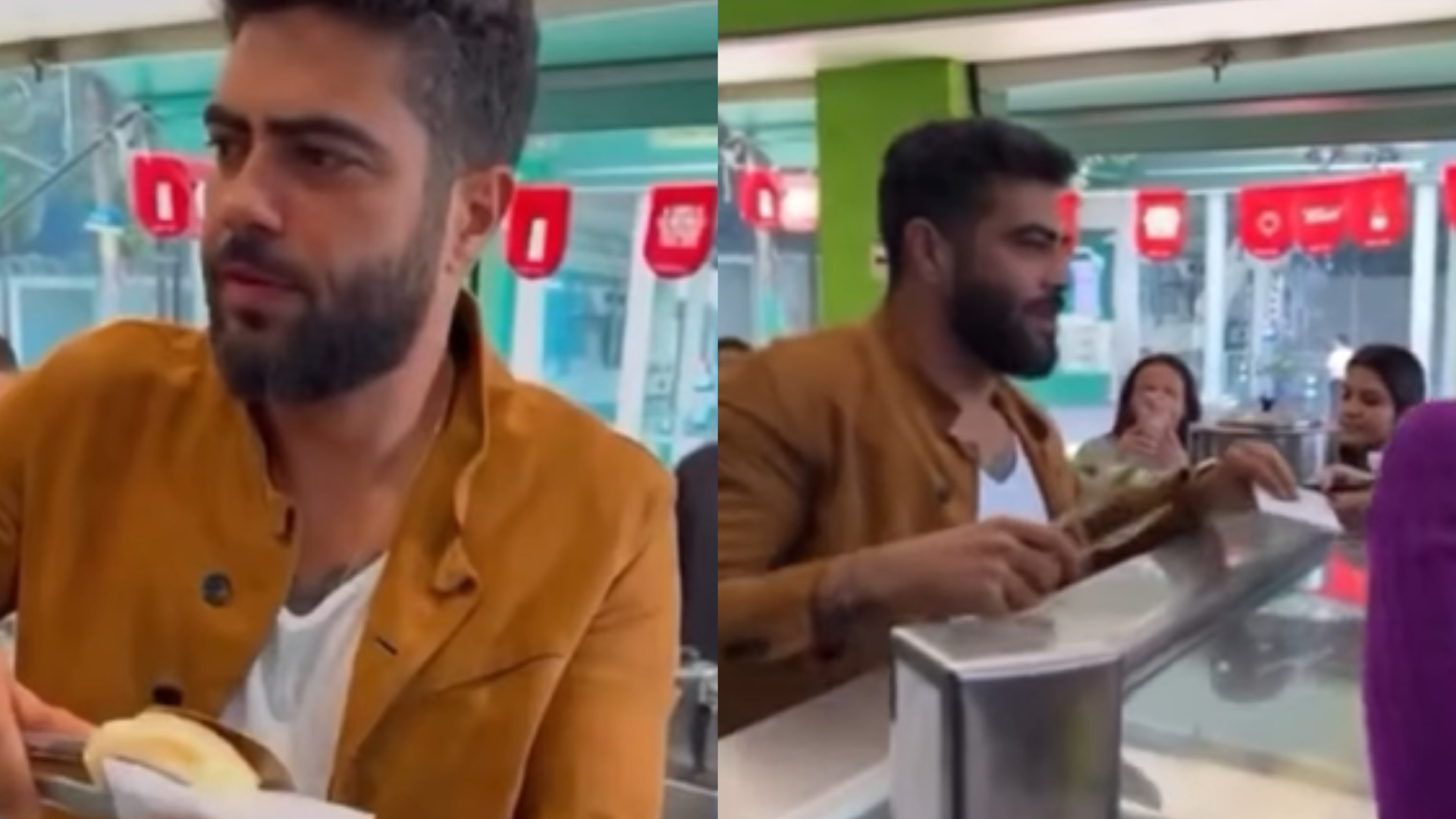 Henrique, dupla de Juliano, é visto vendendo salgados após show em São Paulo