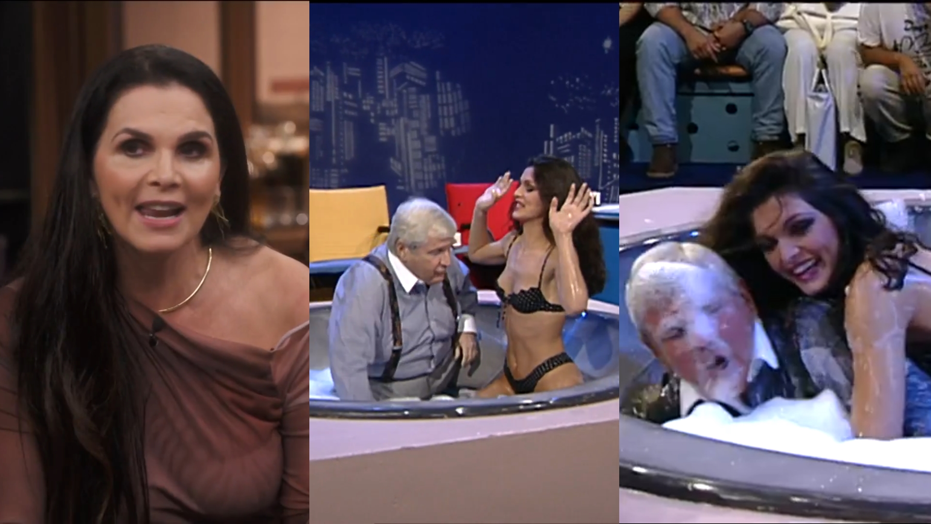 Luiza Ambiel revela desespero no dia que foi para a banheira com Jô Soares: ‘Ela vai matar ele!’