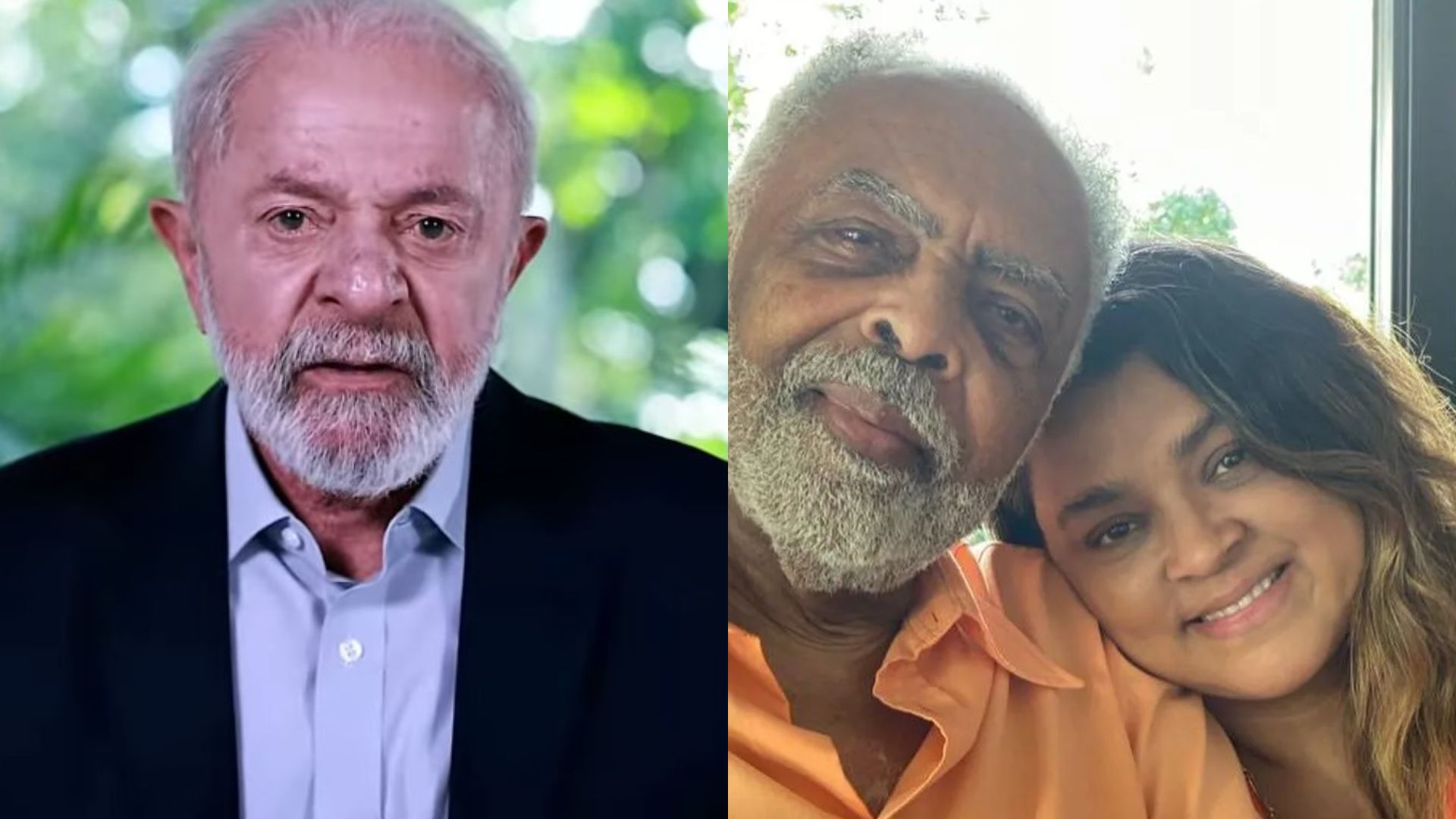 Lula liga para Gilberto Gil após morte de Preta Gil: ‘Momento de dor’