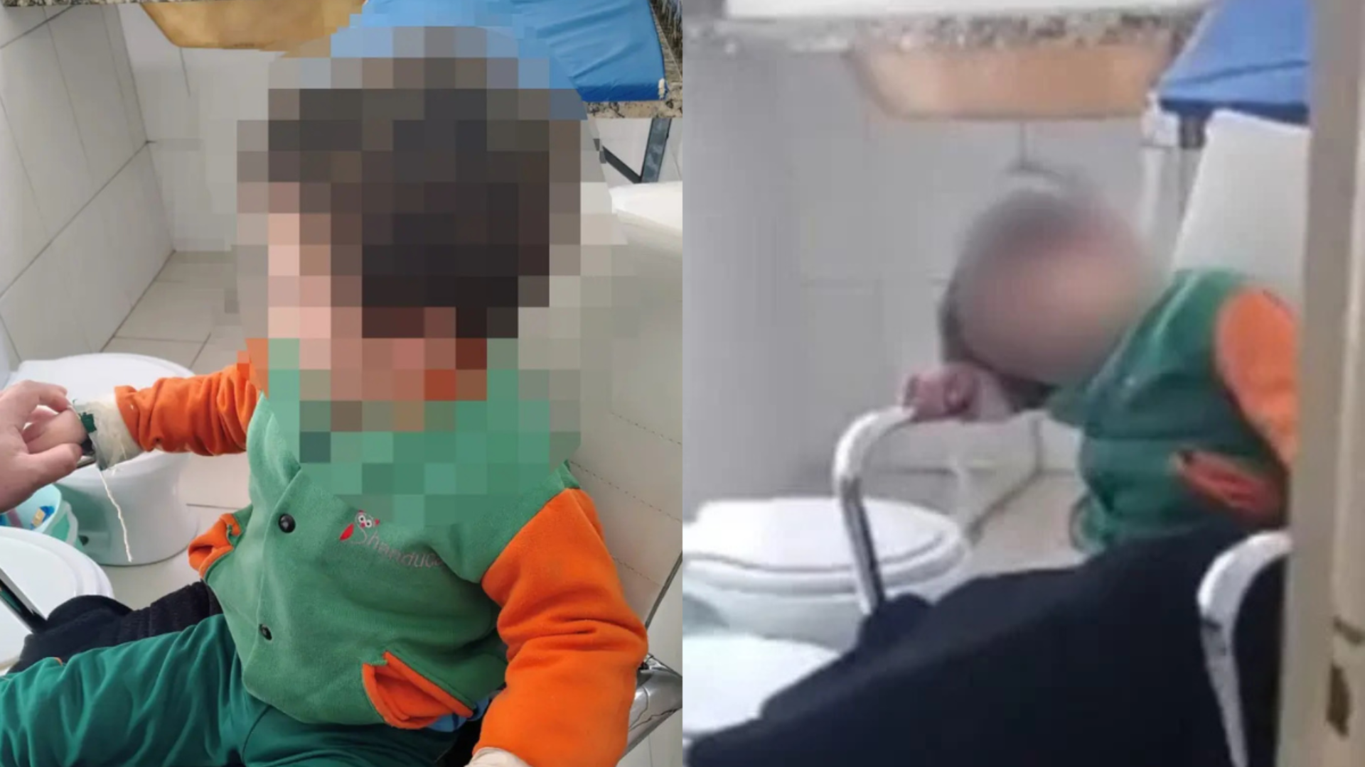 MAUS-TRATOS! Criança com autismo é encontrada amarrada em banheiro de escola no Paraná