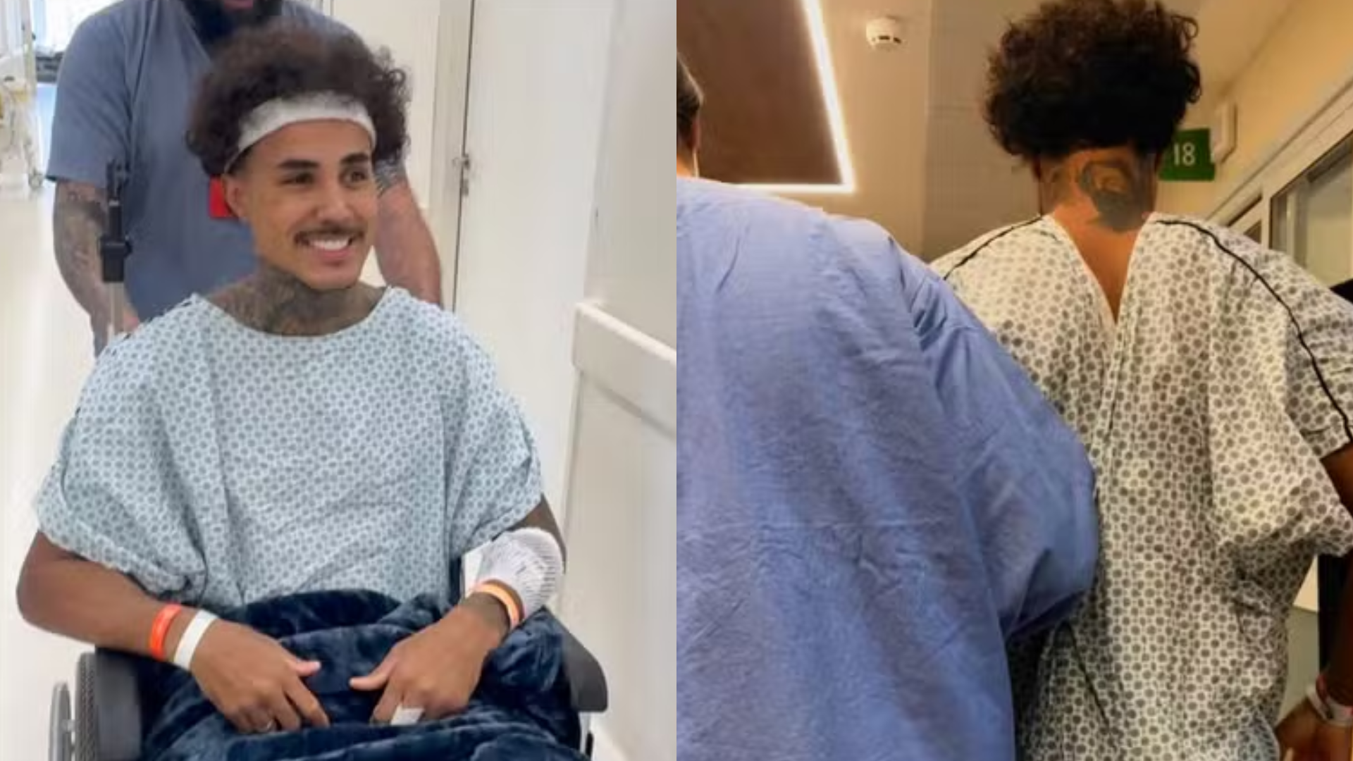 Após acidente de moto, MC Livinho recebe alta da UTI e comemora: ‘Glória a Deus’