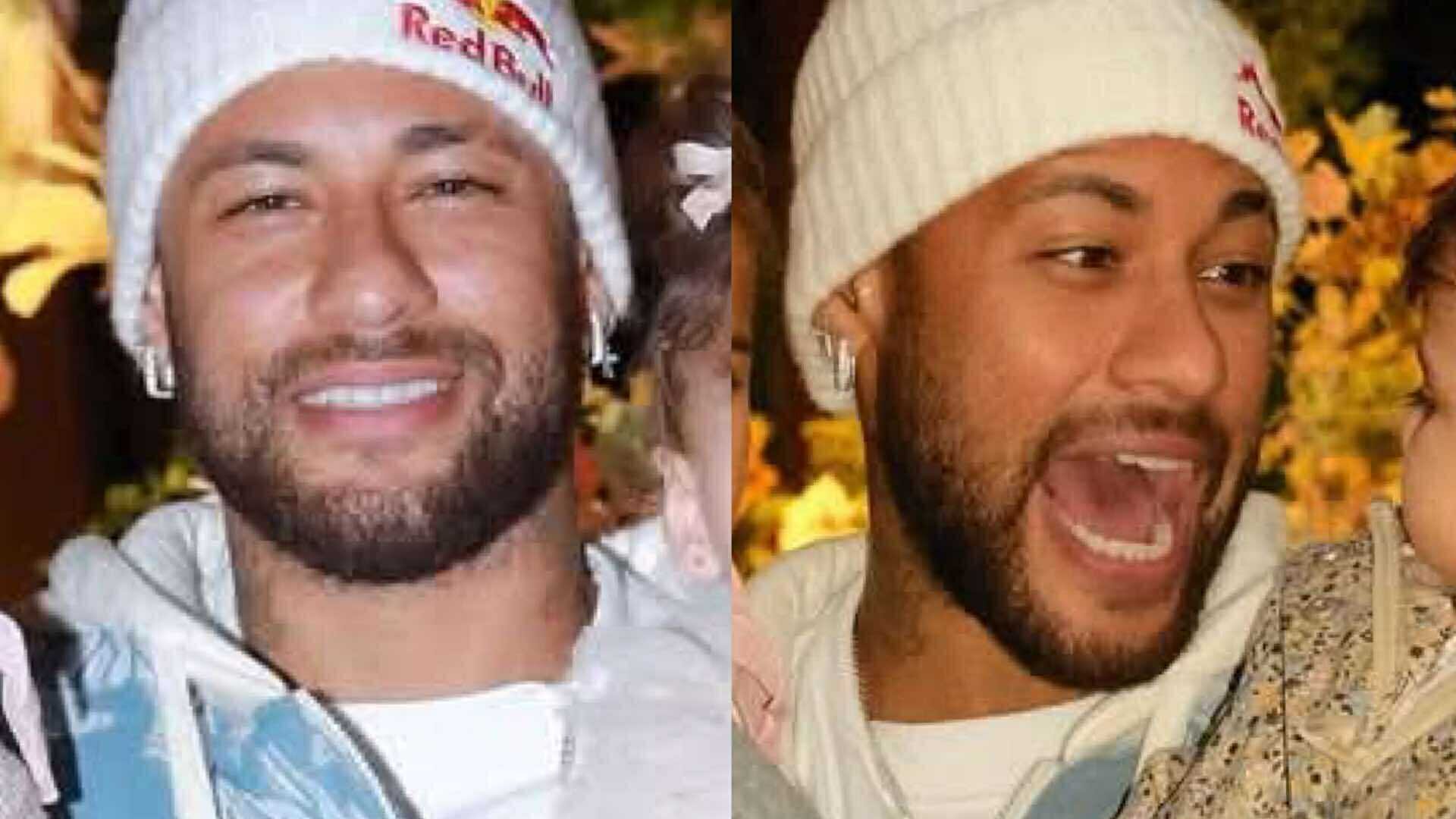 Neymar causa alvoroço ao postar fotos com Mavie e Helena: ‘Parecem gêmeas’