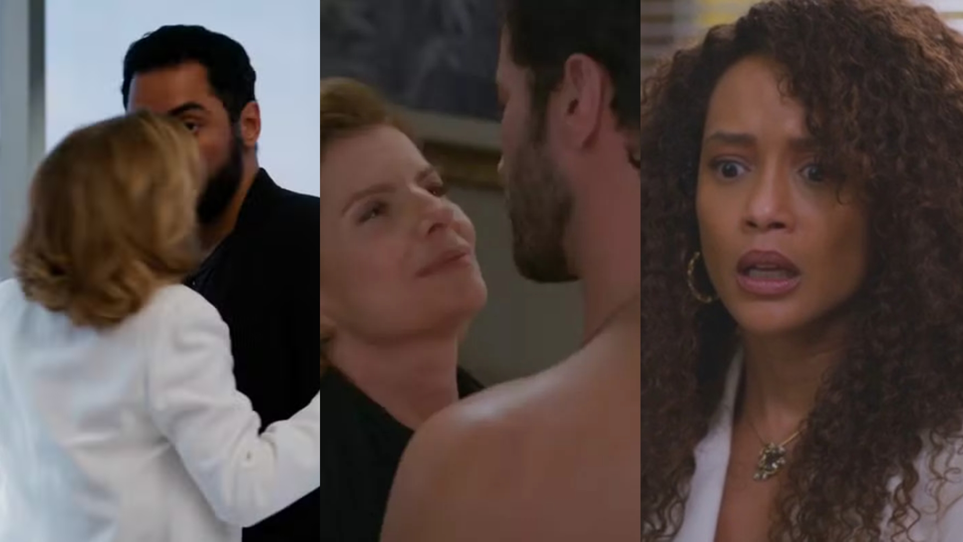 Vale Tudo: Odete leva Mário Sérgio para a cama, coloca Walter no meio e o trio destrói a vida de Raquel