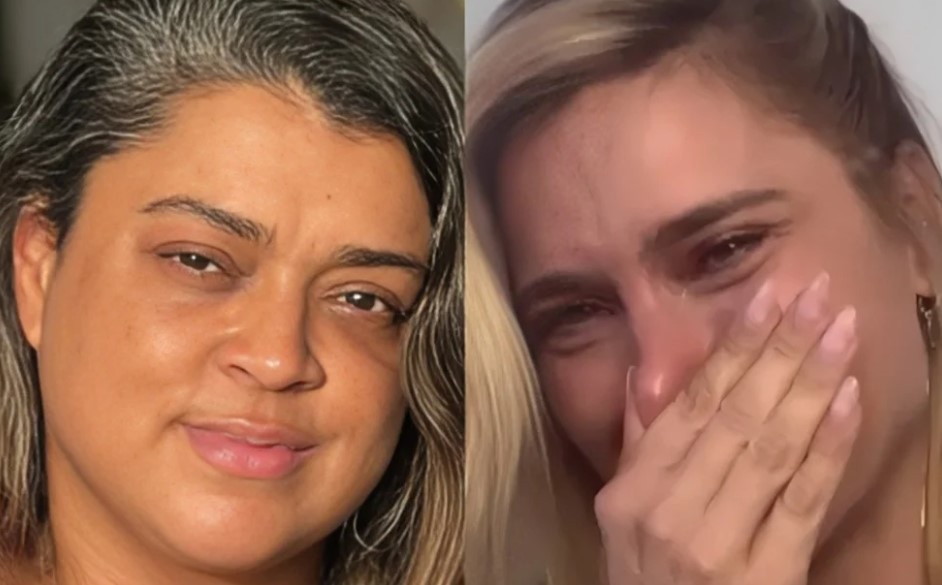VÍDEO: Carol Dieckmmann fica aos prantos ao chegar perto de Preta Gil