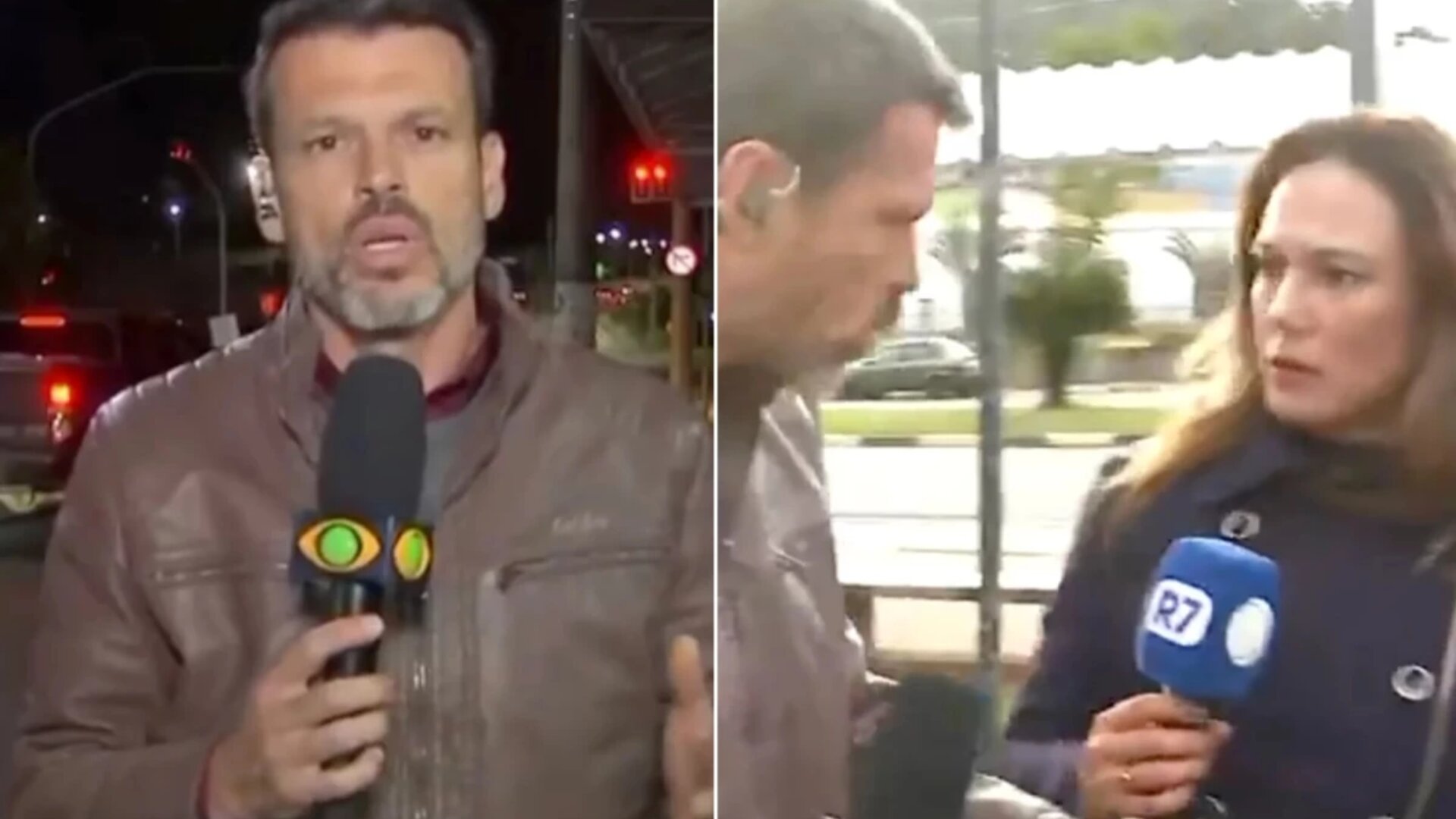 Repórter da Band quebra silêncio após empurrar jornalista da Record: ‘Inaceitável’